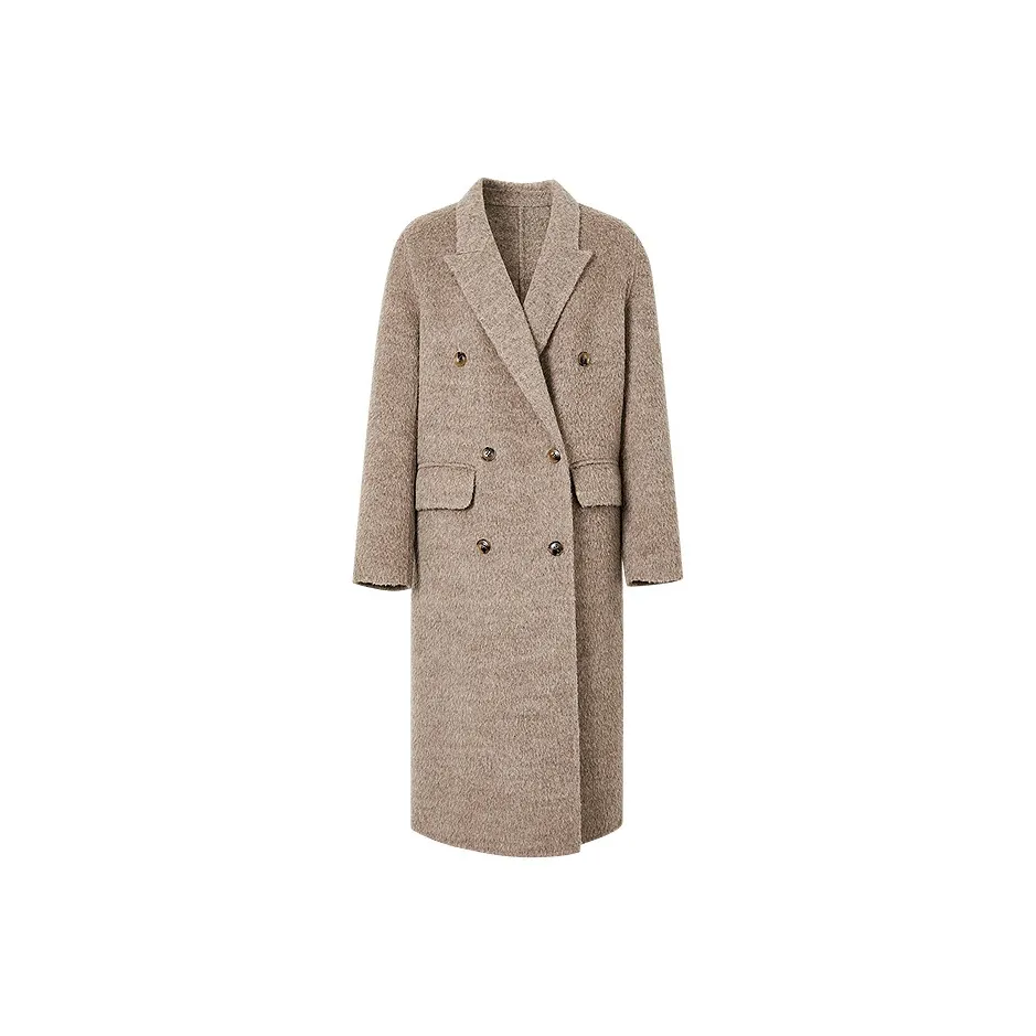 Hopeshow Coat Women's Rugby Brown