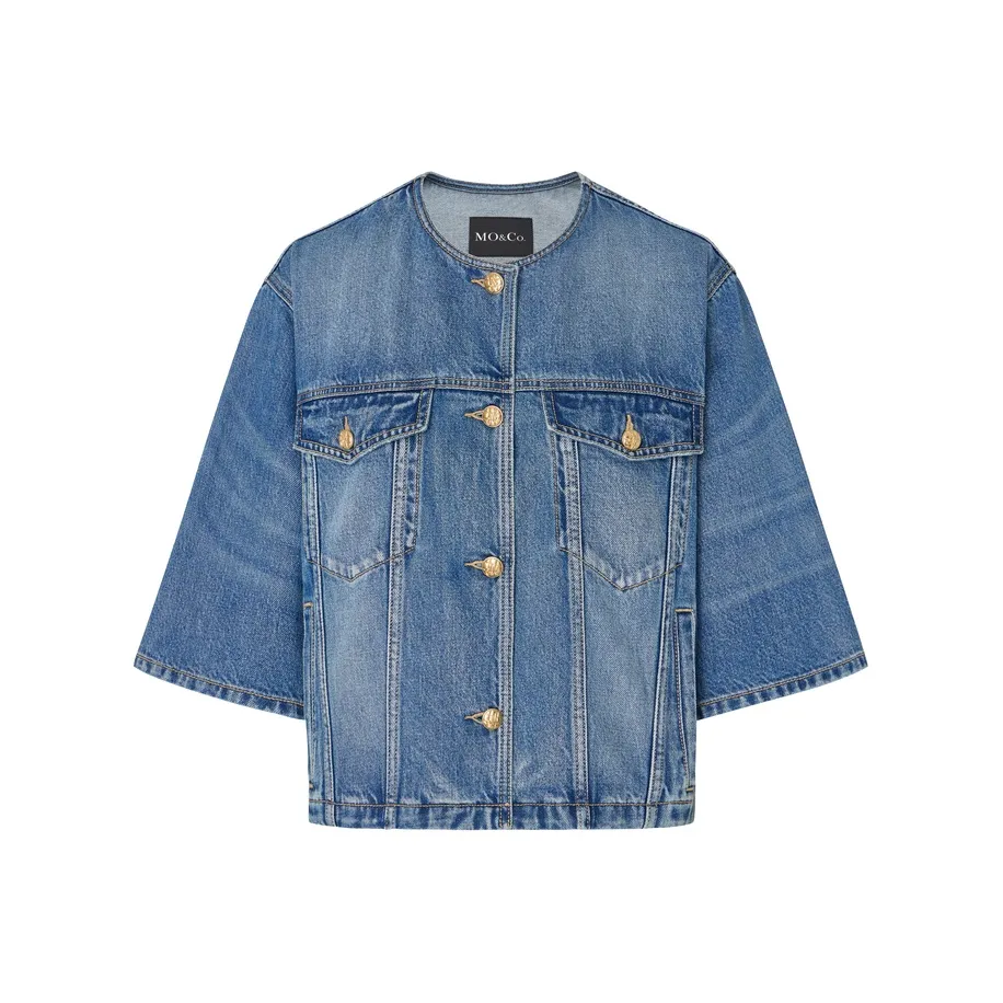MO&CO Denim Jackets Women's