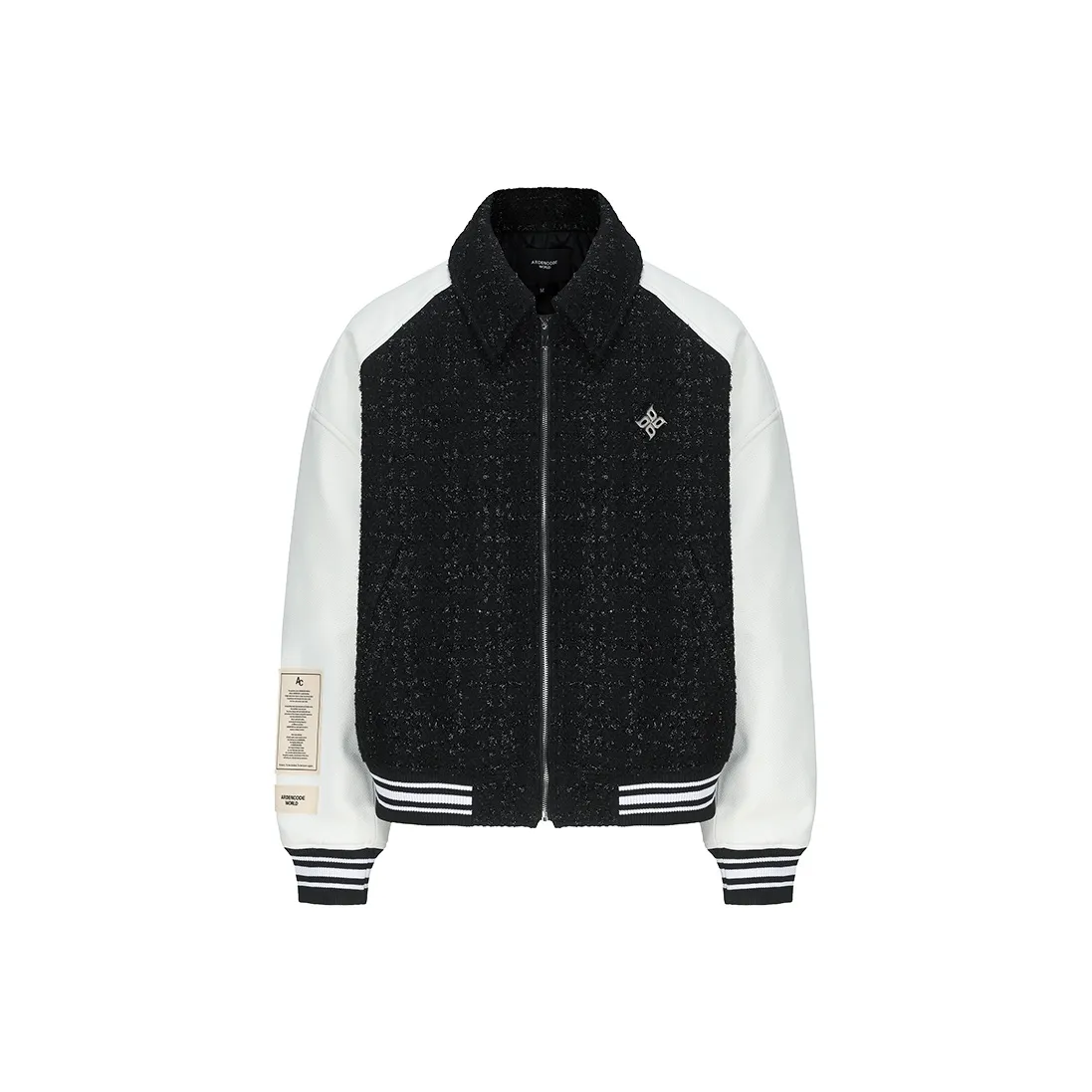ARDENCODE Baseball Jacket Unisex Black