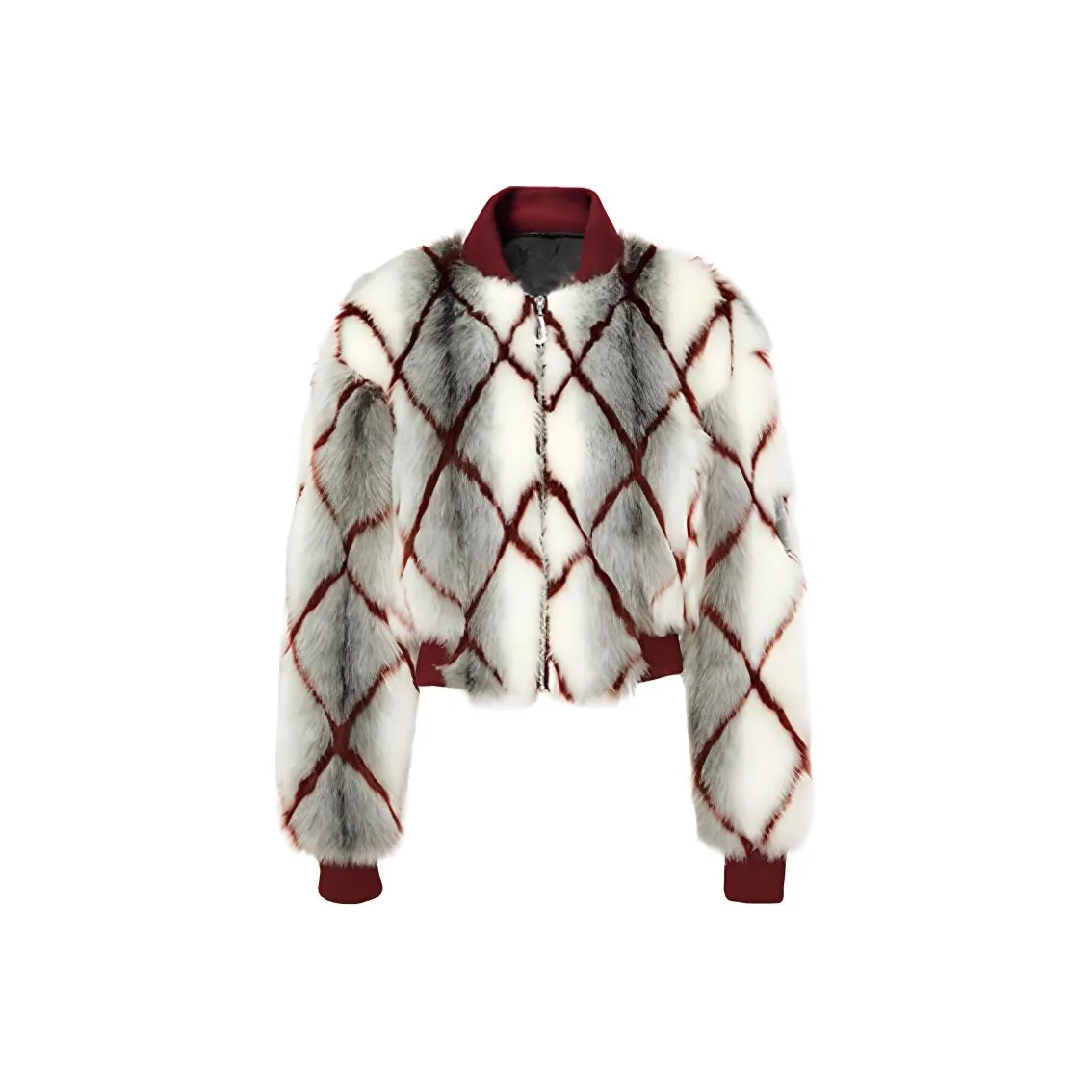 JYOSEI Вельвет Feel Куртка Женская Ромб Узор