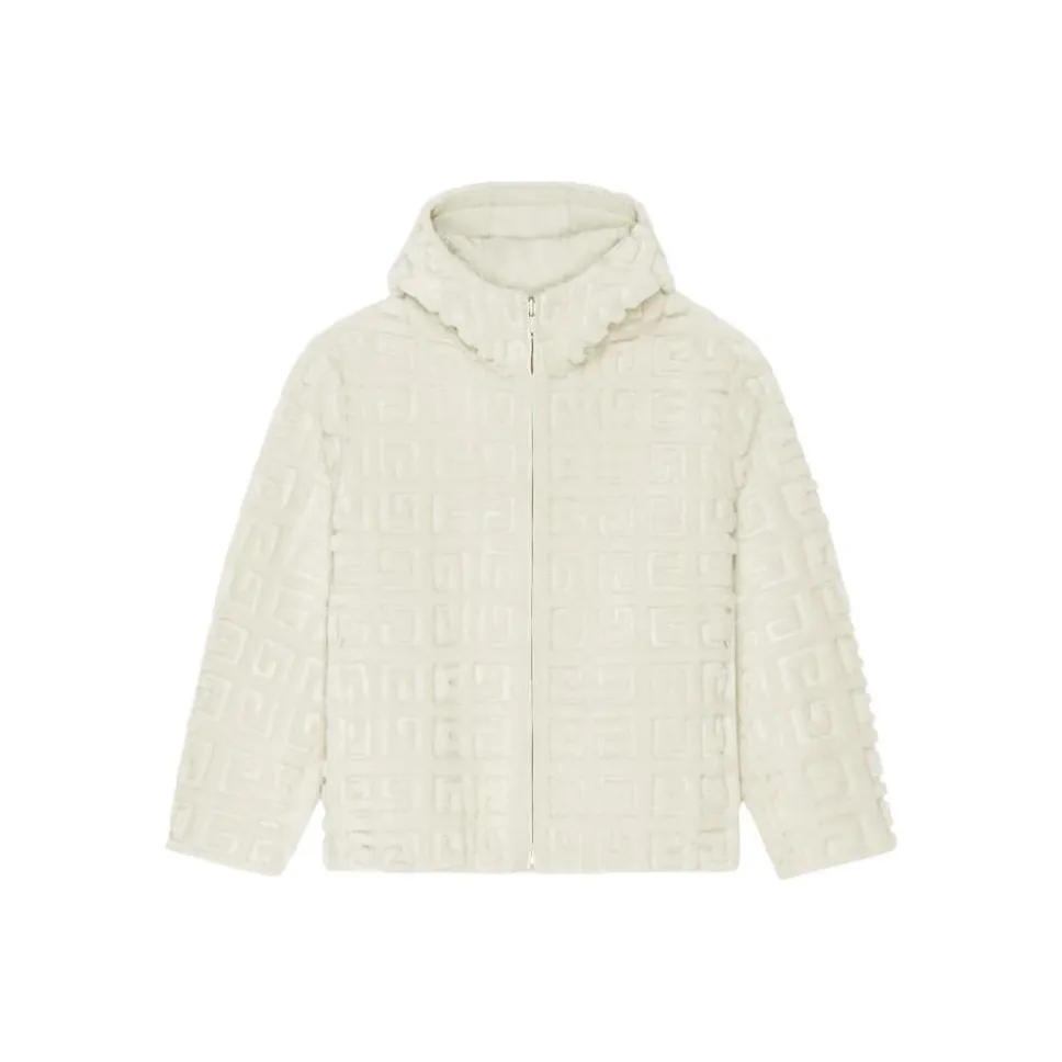 GIVENCHY FW23 Leather Jacket Women's White