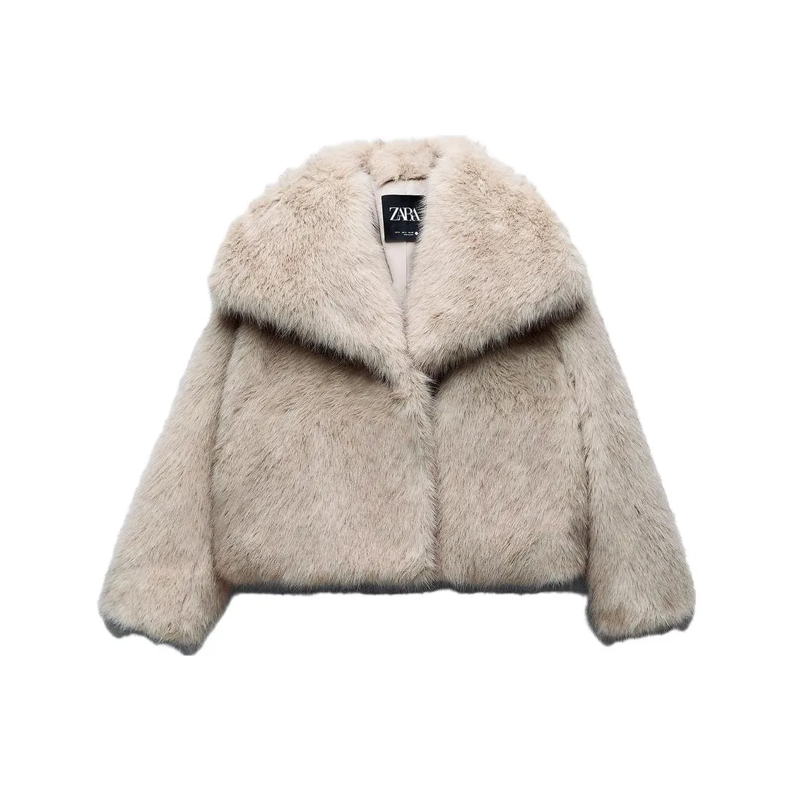 ZARA Белый Женские меховые изделия