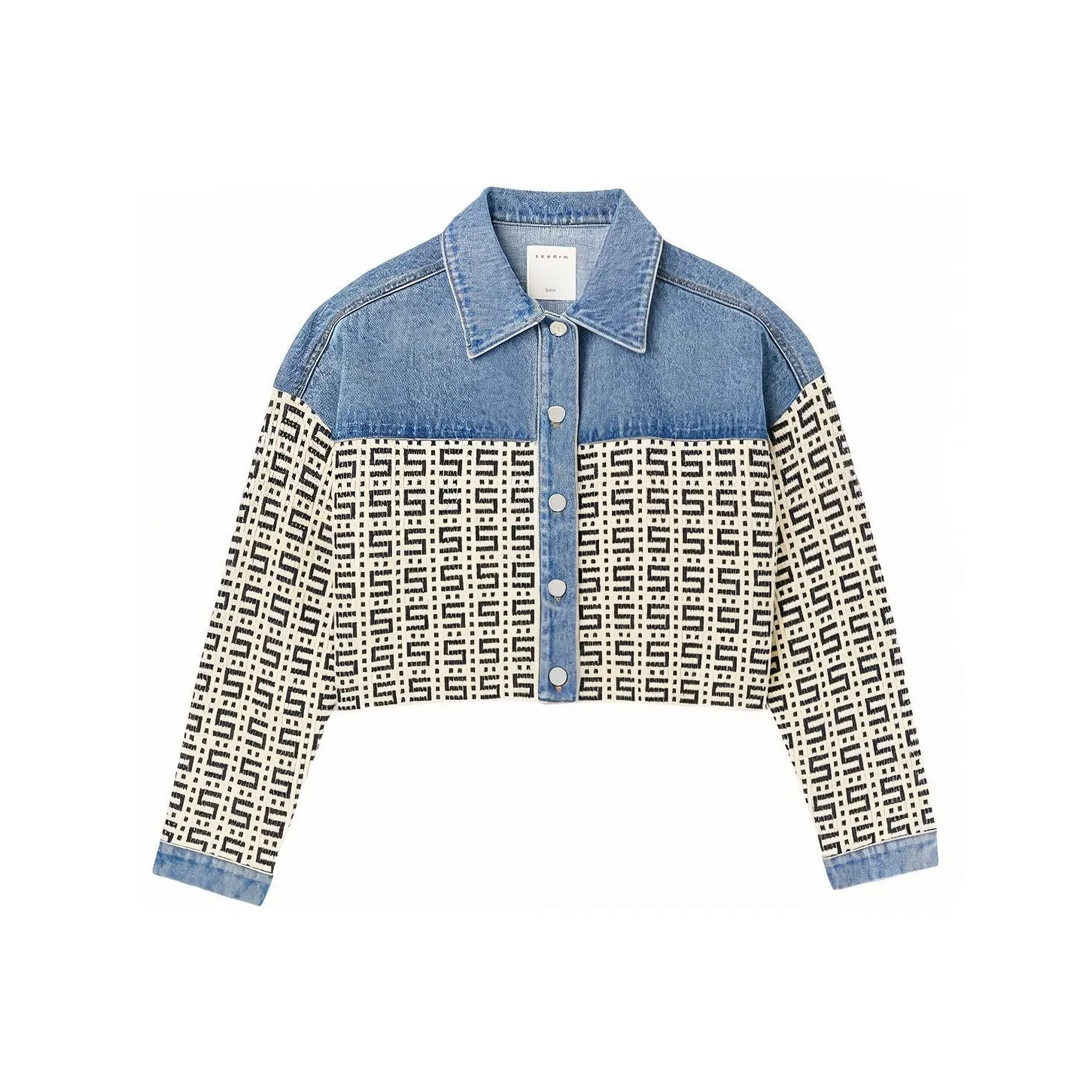 SANDRO Синие Женские Джинсовые Куртки