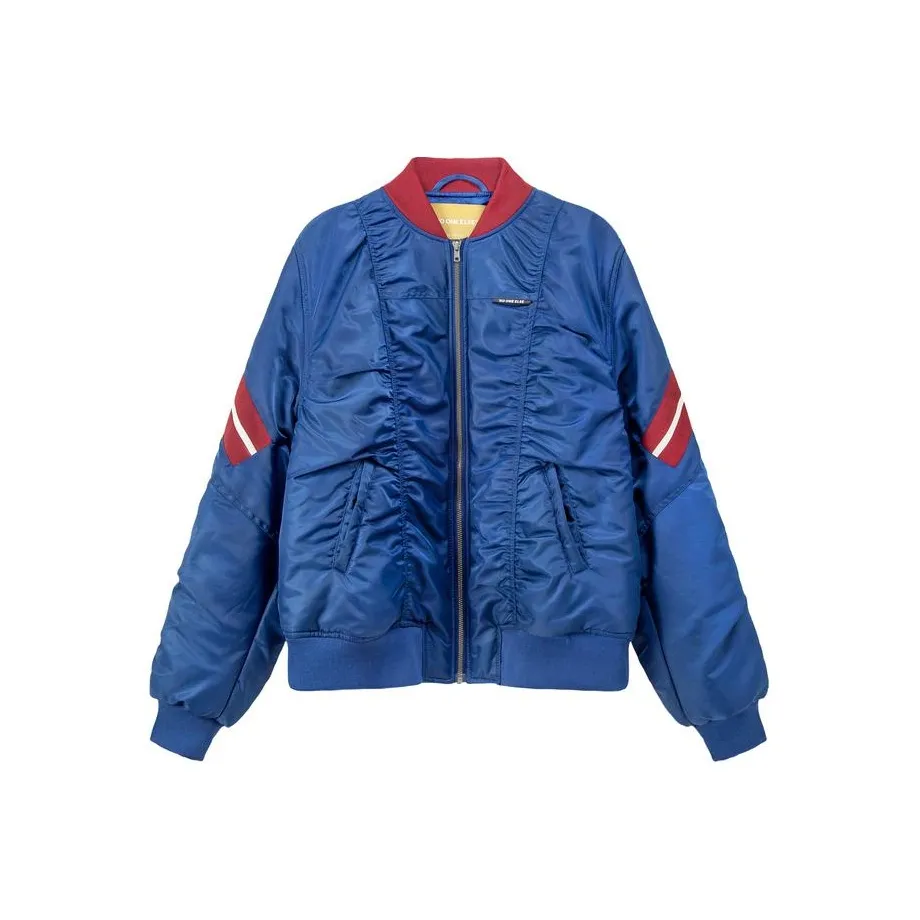 NO ONE ELSE Хлопковый пуховик унисекс темно-синий