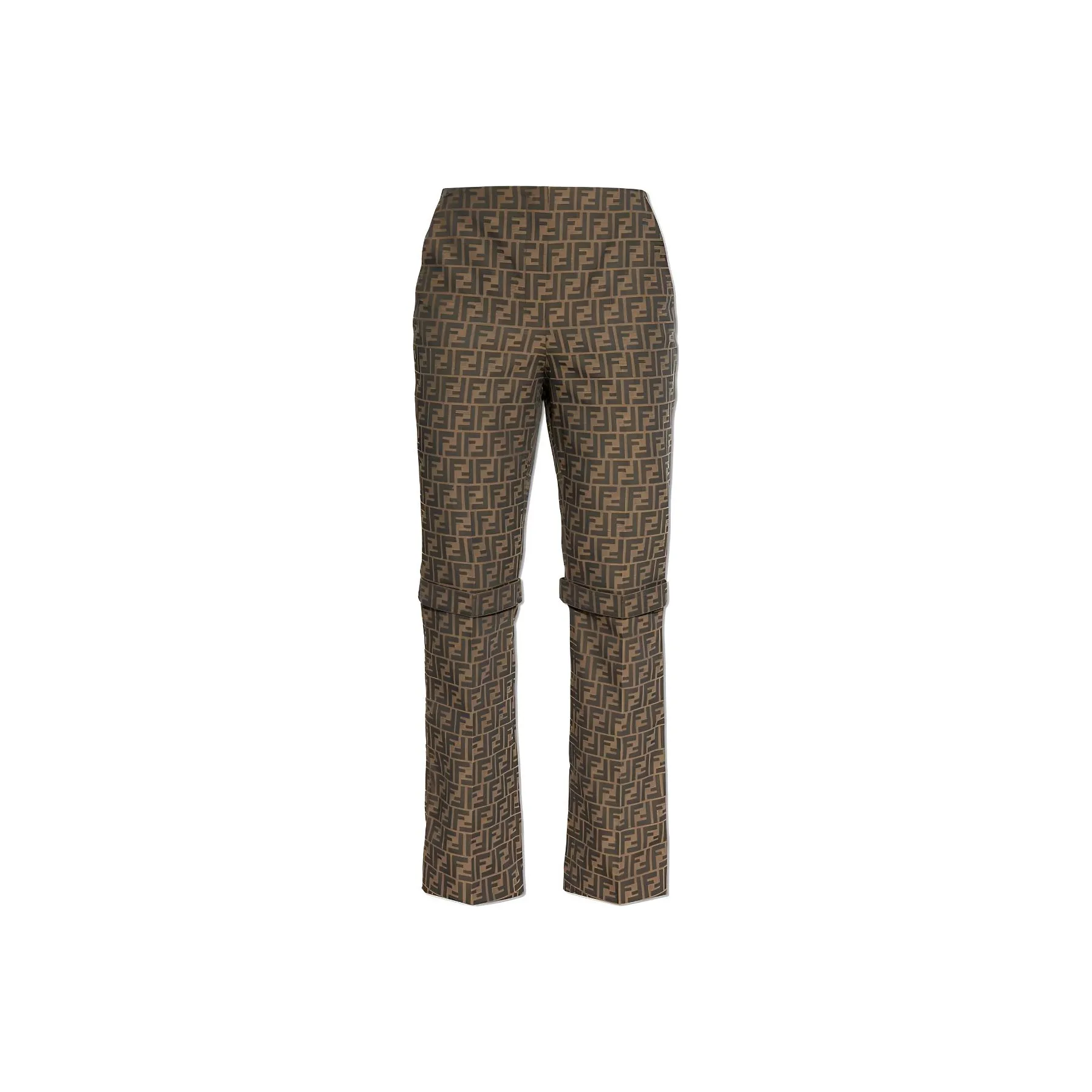 FENDI Ff Motif Straight Leg Trousers