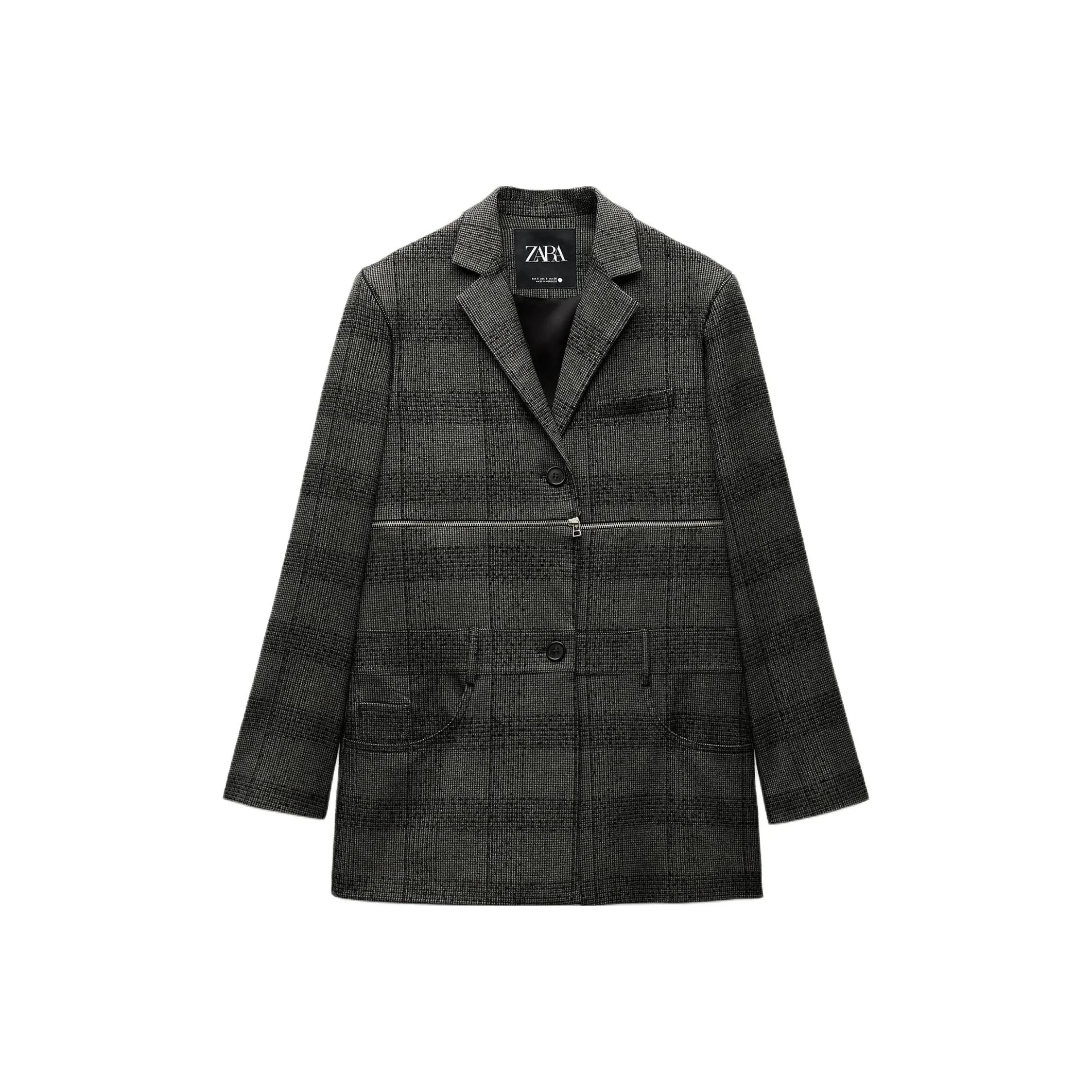 ZARA ZW Series Бизнес-костюм женский светло-серый