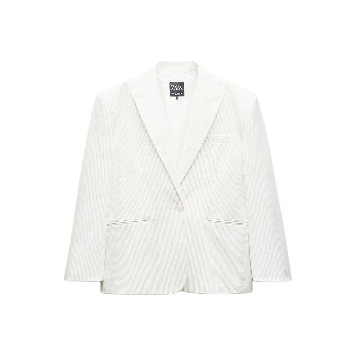 ZARA Бизнес-костюм Женская Белый Черный