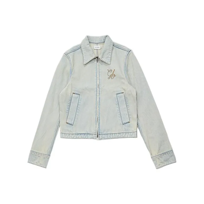 GOOD BAI Cropped Coat Women's Washed Light Gray