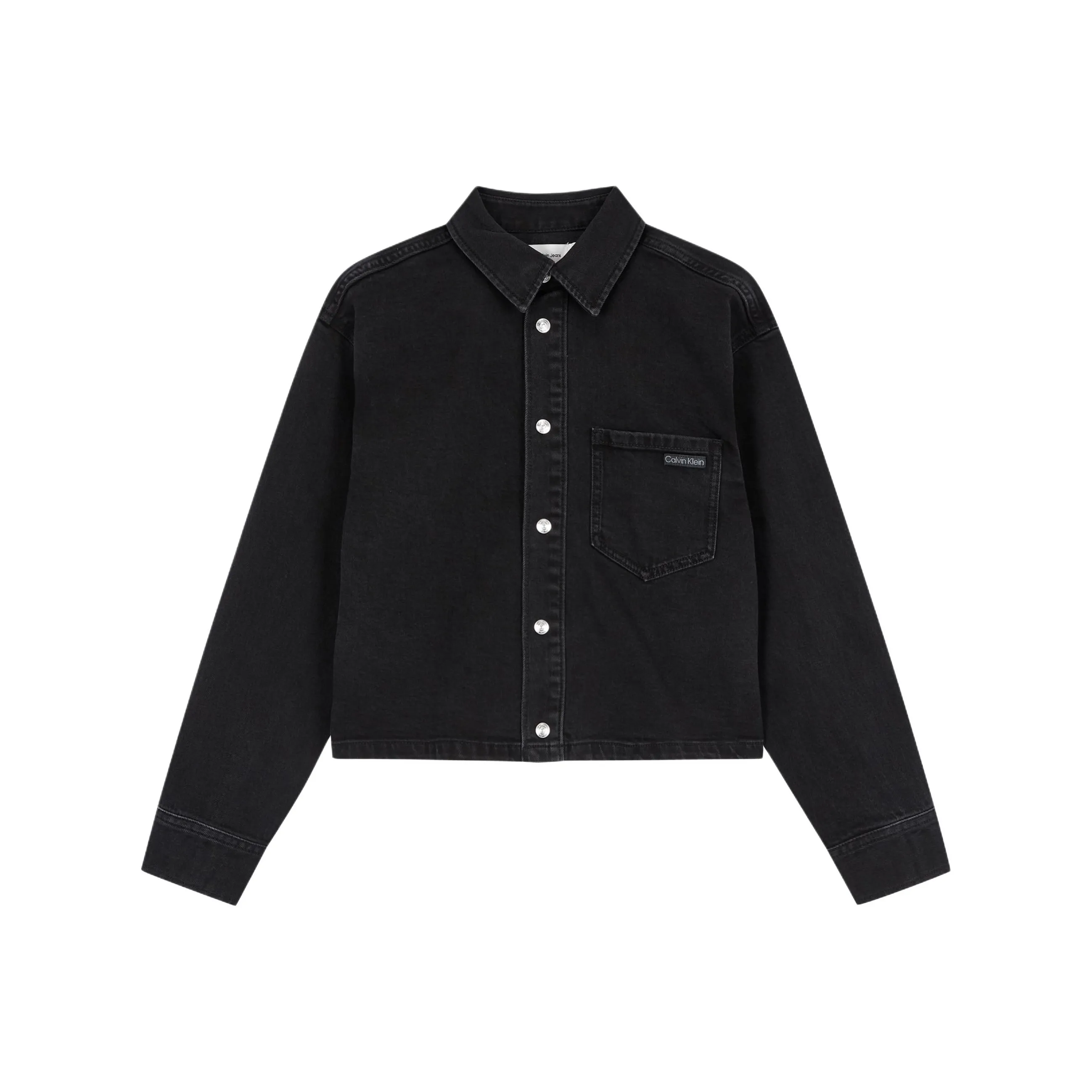 CALVIN KLEIN Denim Jacket Women's Black