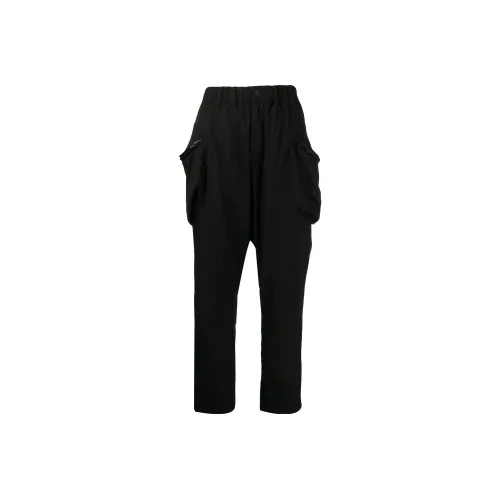 Yohji Yamamoto Черные Женские Брюки Карго