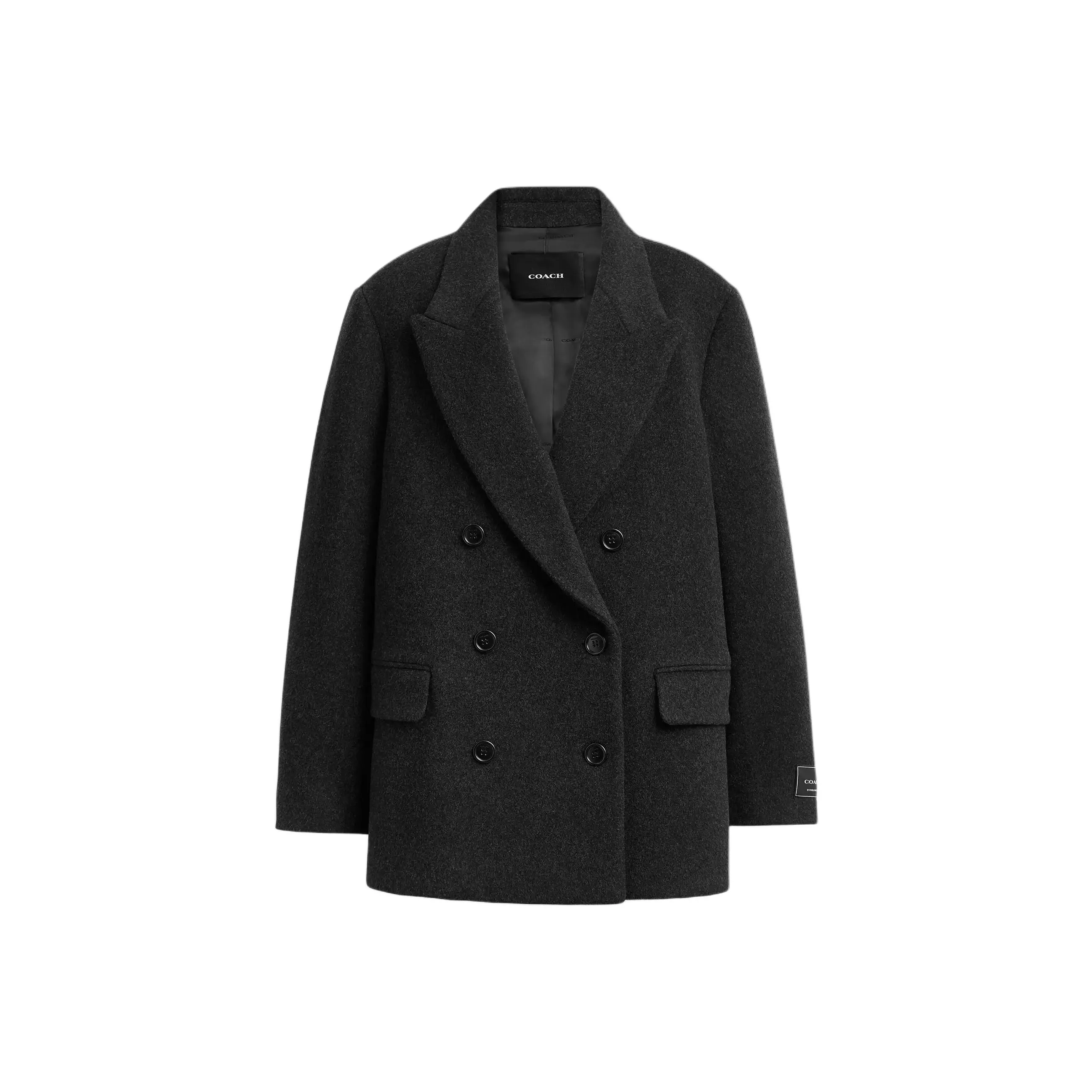 COACH Coat Women's Charcoal Gray
