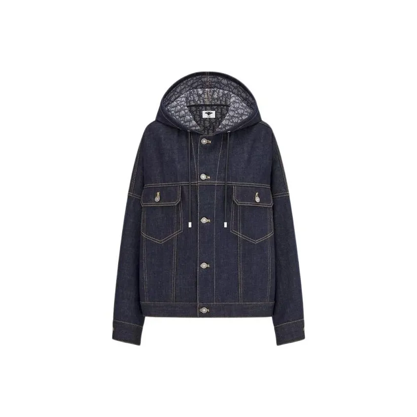 DIOR Dioriviera FW24 Denim Jacket Women's Blue