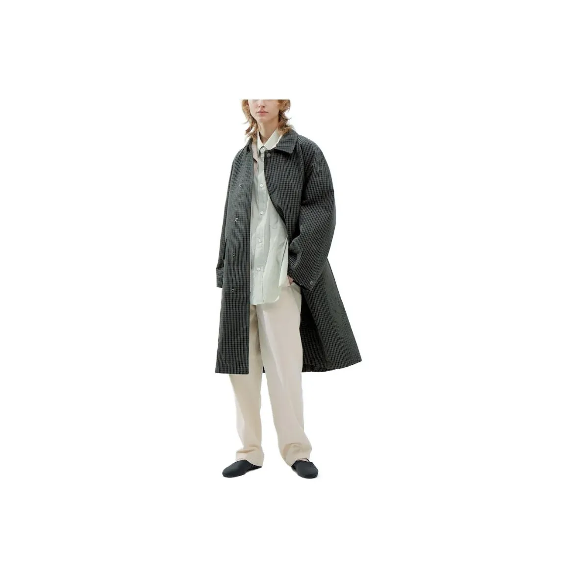 UNIQLO FW23 U Series Асфальтовый серый Женский тренч