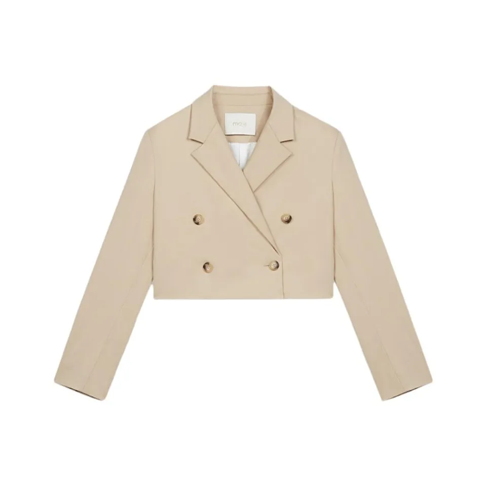 Maje Business Suit Women's Beige Yellow
