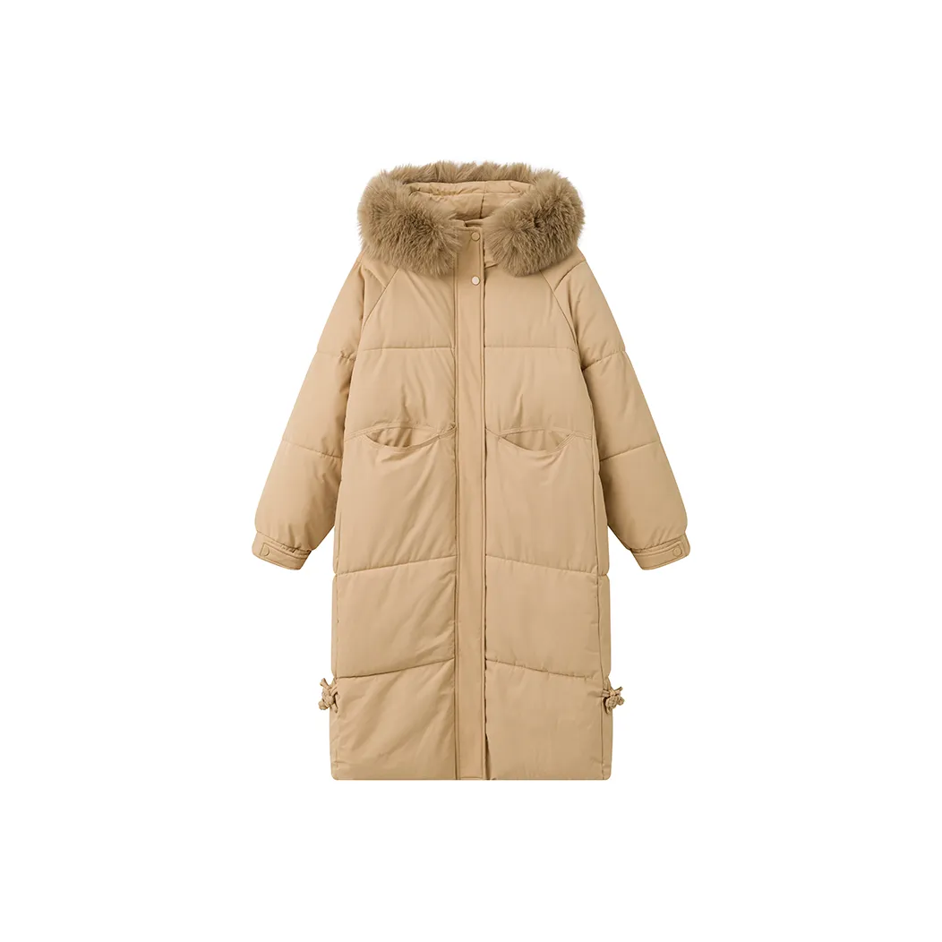 LSVE Хлопковый пуховик женский хаки