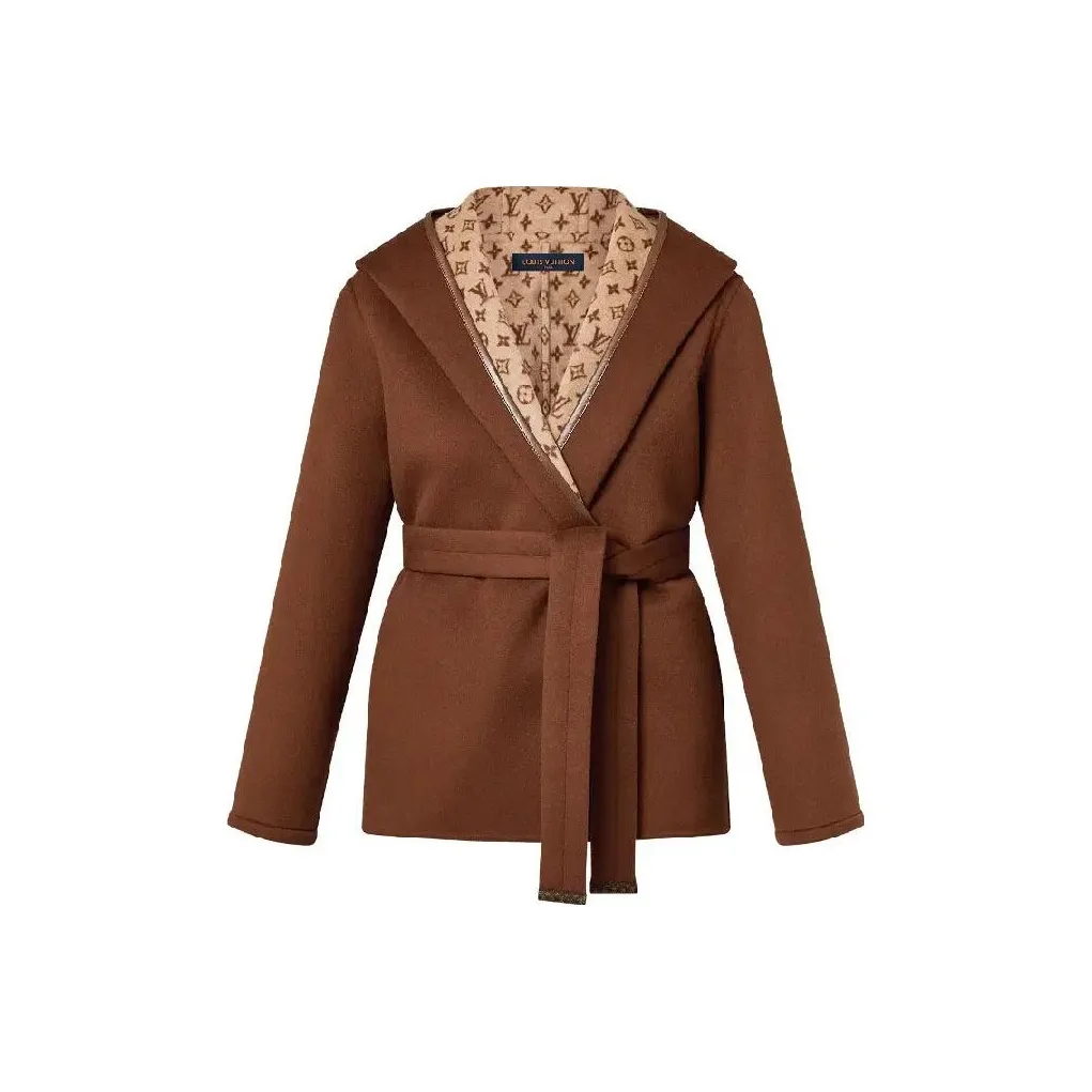 LOUIS VUITTON FW23 Coats Women's Brown