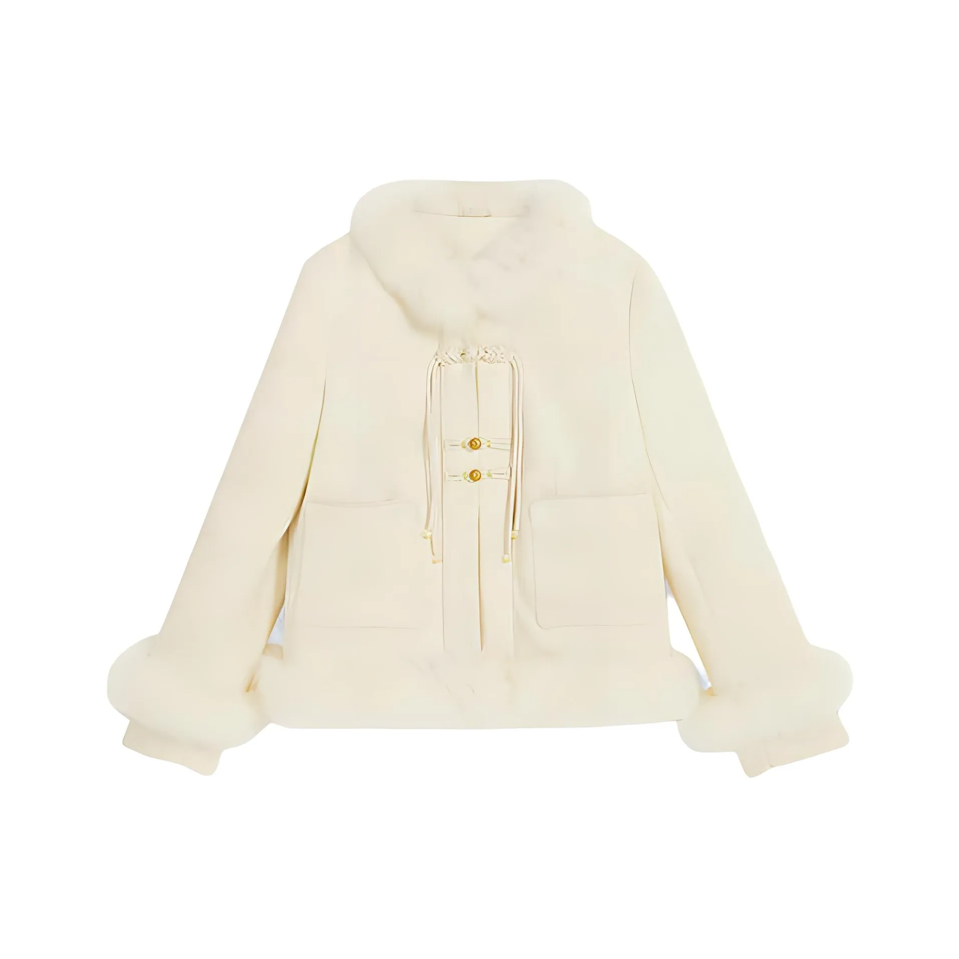 Yiner Пуховик Женские Натуральный Белый