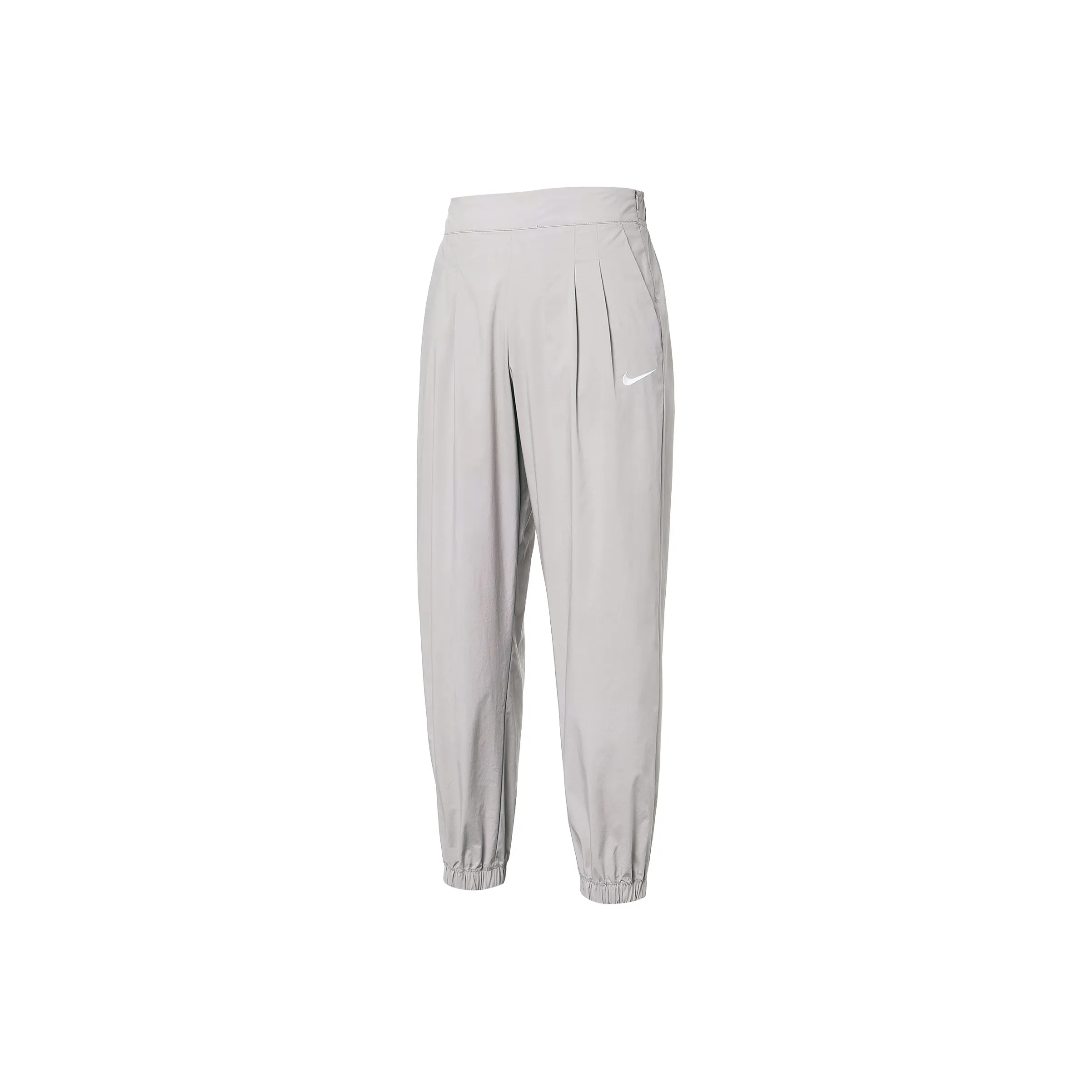 Nike Women'ss Logo Print Mid Rise Jogger Pants Gray