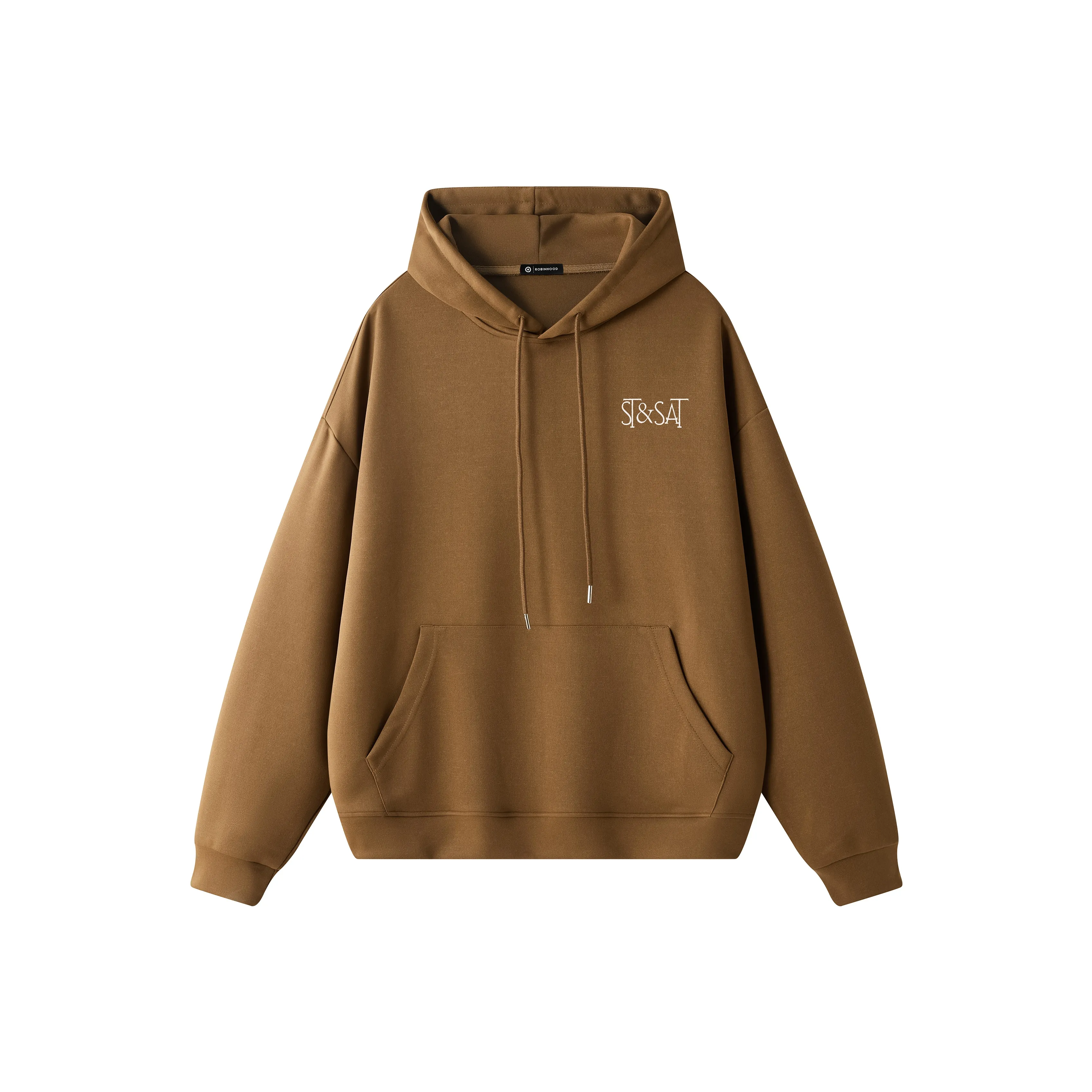 ST&SAT Коричневая унисекс толстовка