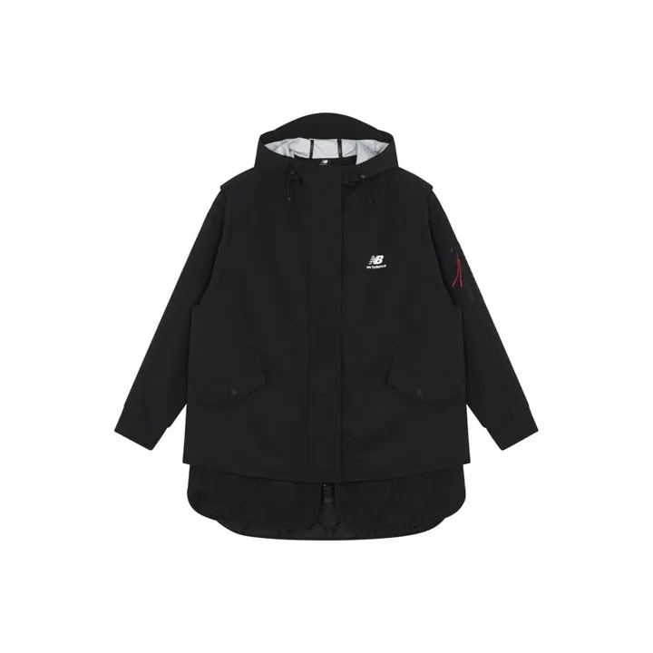 New Balance совместный бренд New Balance CNY Collection Пуховая куртка Куртка Женская Черная