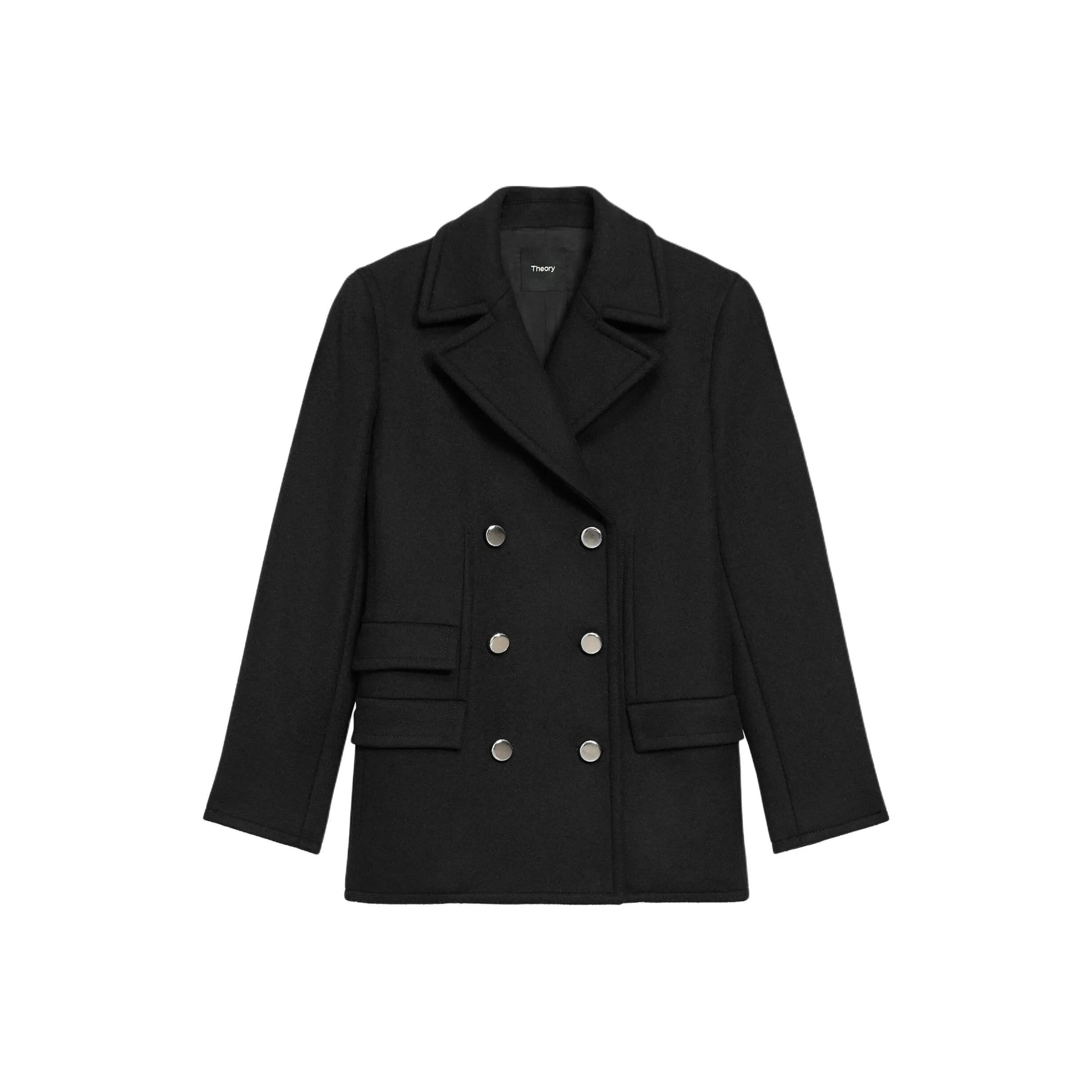 THEORY Felted finish Peacoat