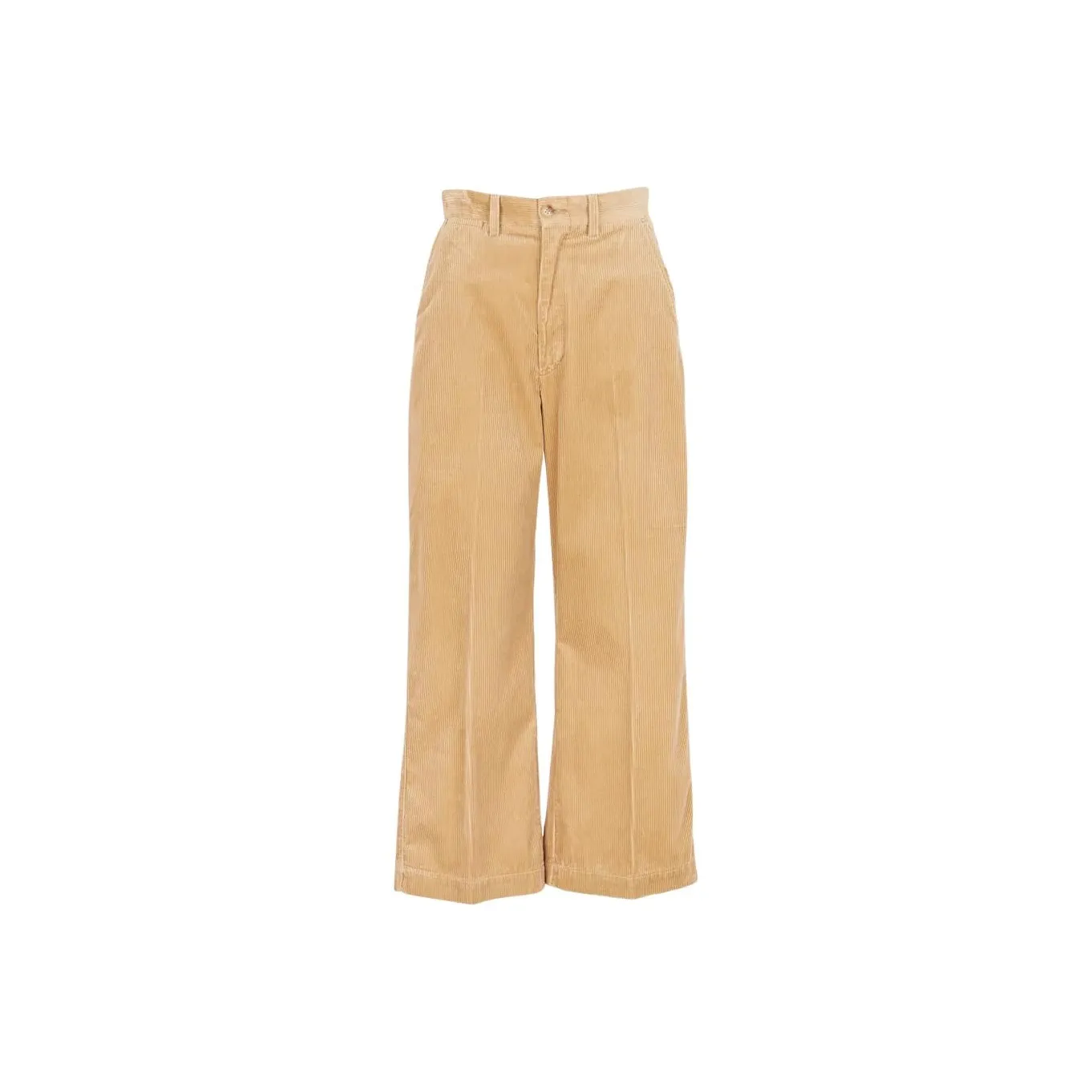 Polo Ralph Lauren Wide Leg Cropped Corduroy Trousers