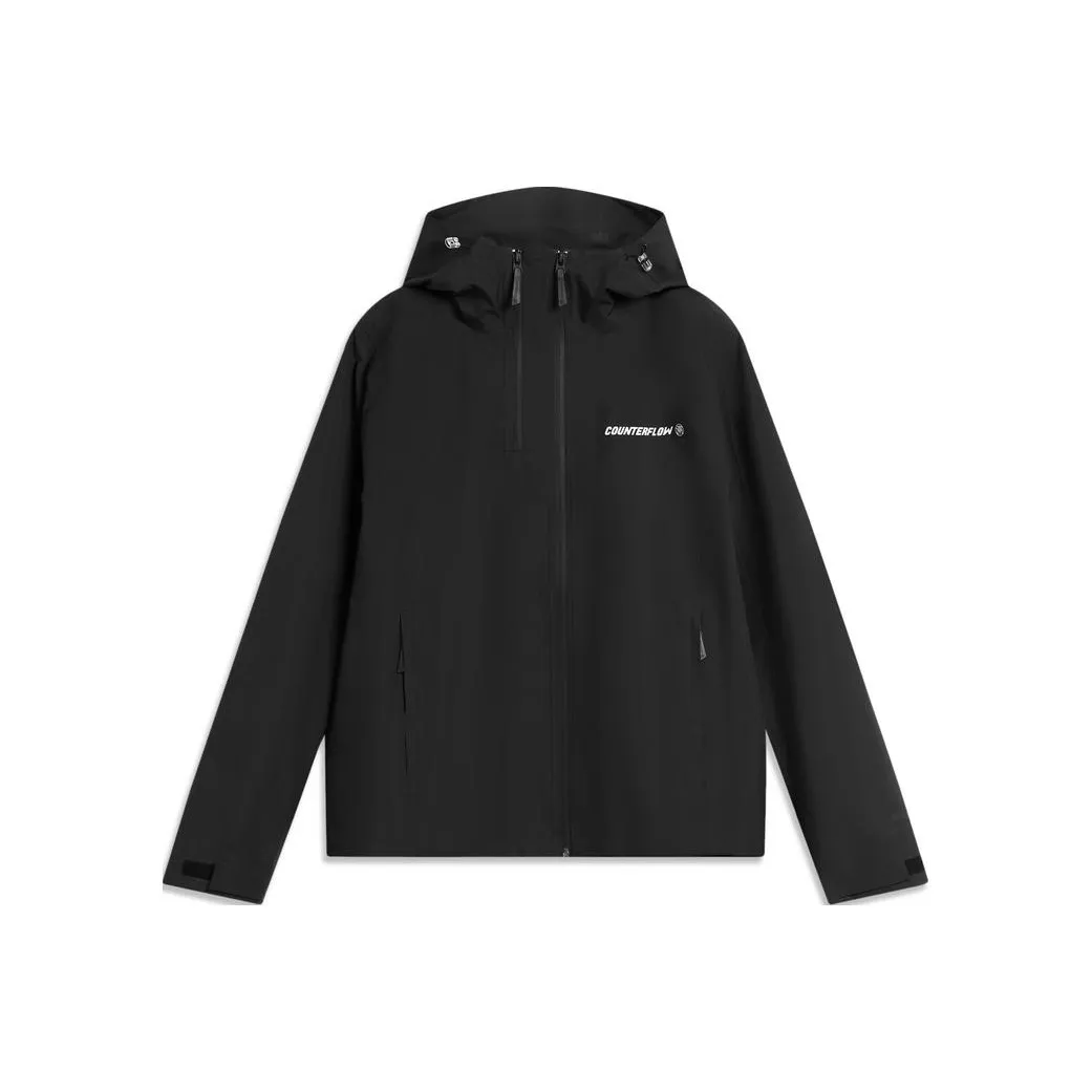 LiNing Waterproof Windbreaker Jacket Women's Black