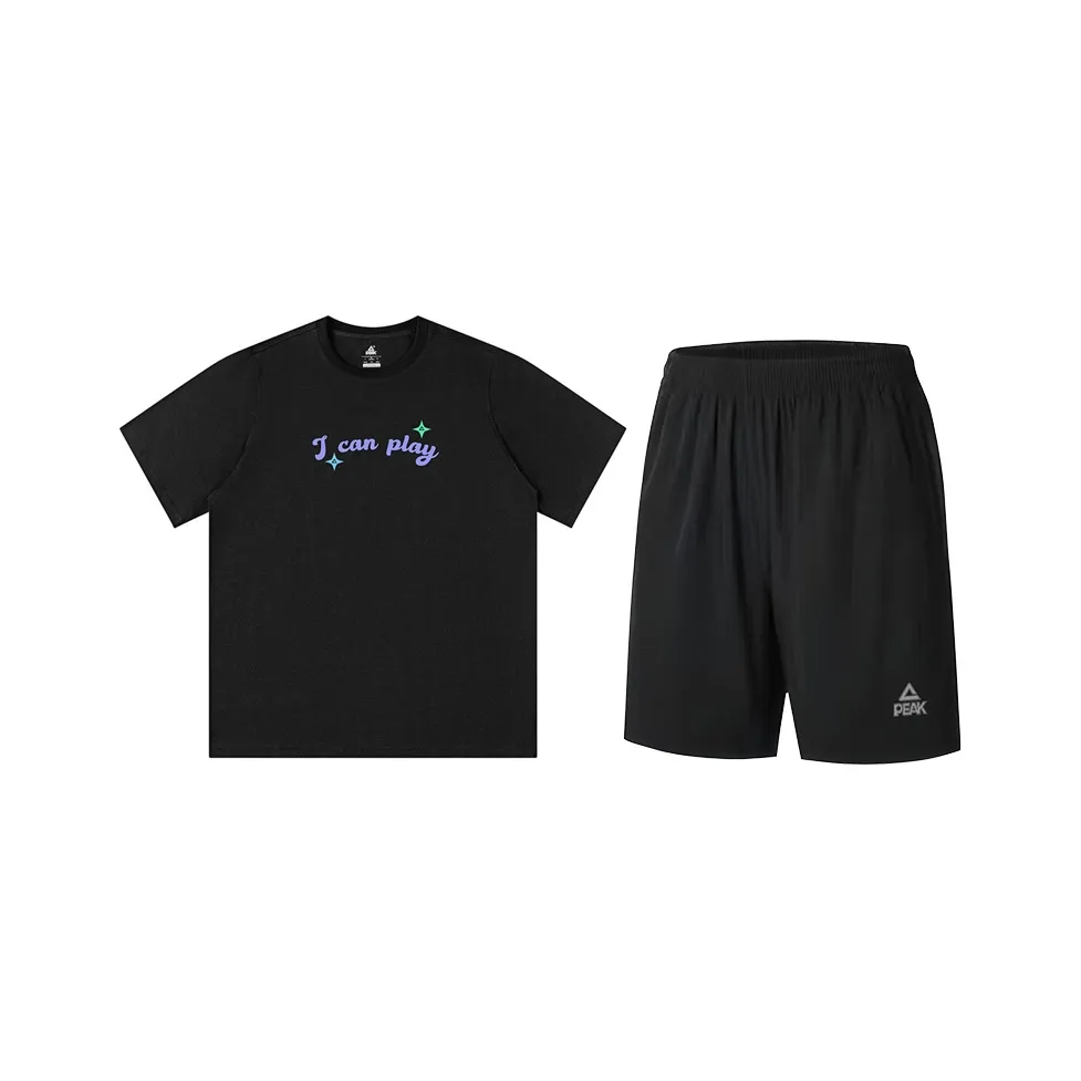PEAK Спортивные шорты And Короткий рукав Комплект Унисекс