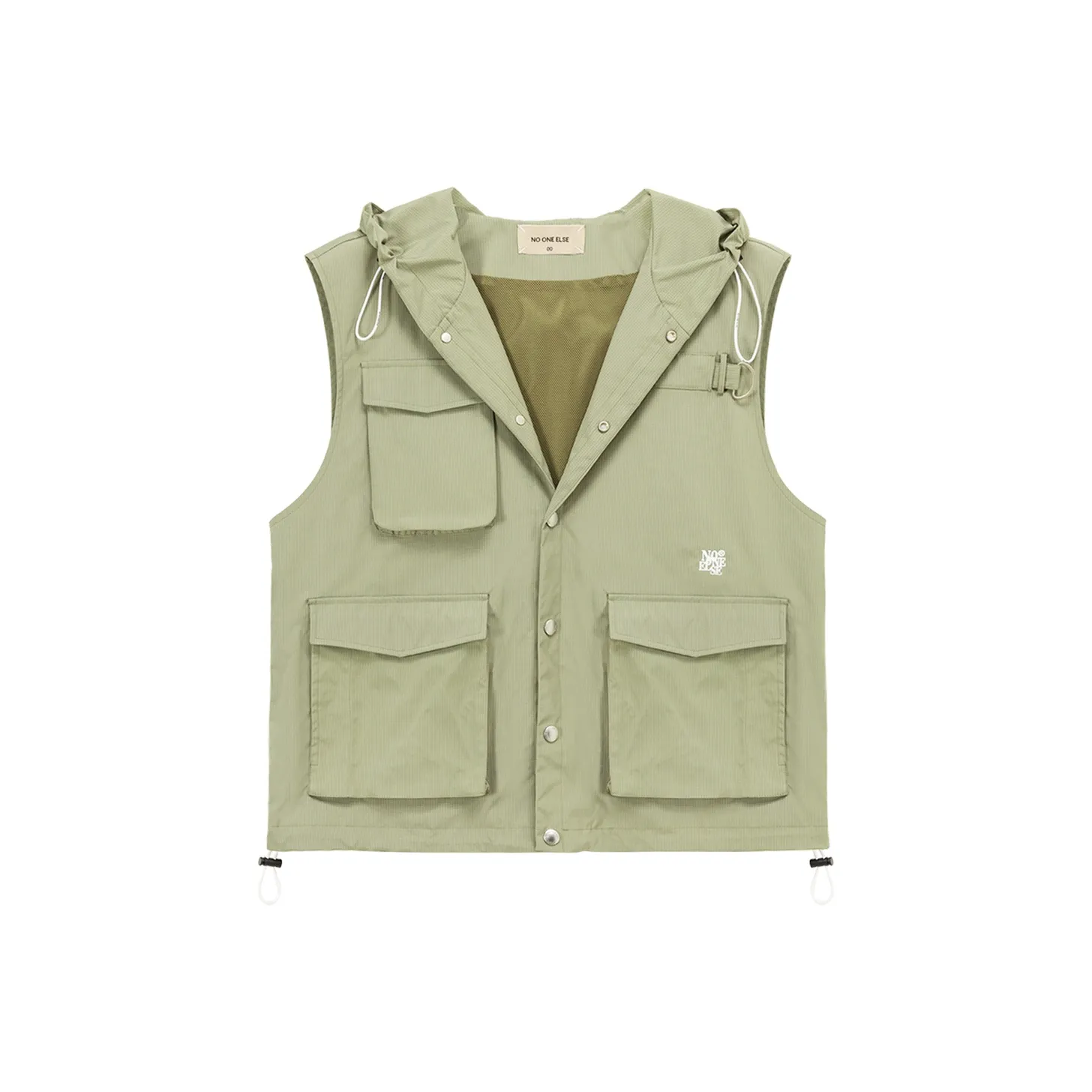 NO ONE ELSE Vests Women's Gray Pea Green