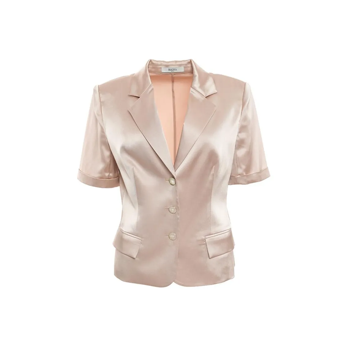 BESIONIA SS24 Бизнес Костюм Пальто Женские Шампанское