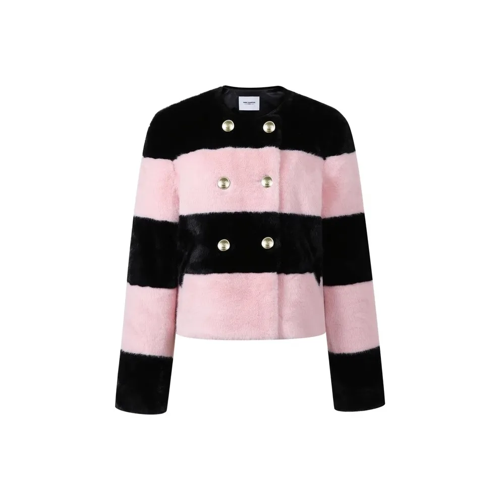 Three Quarters Мех Женский Розовый