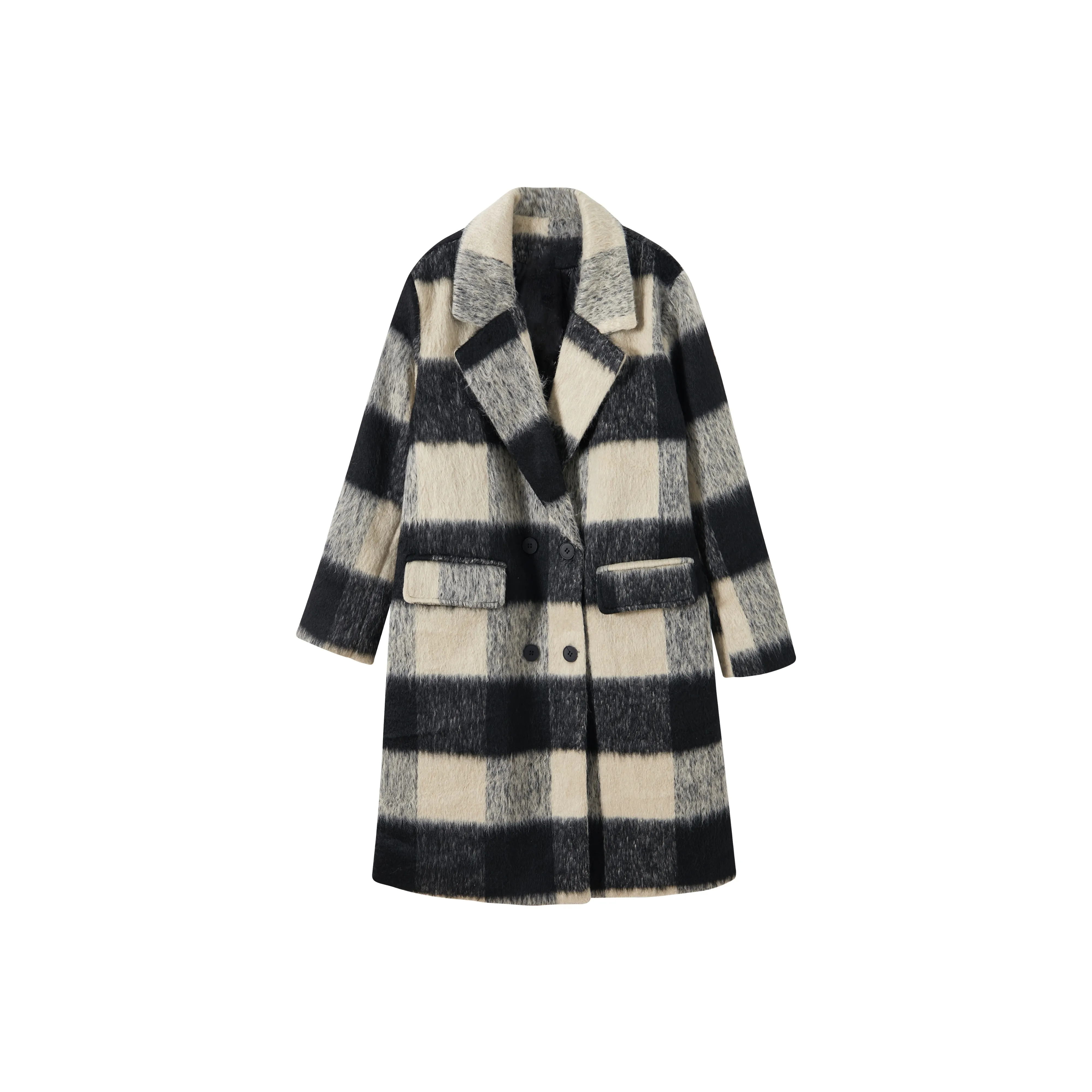 KAZAN Куртка Женская Черная Белая Клетка