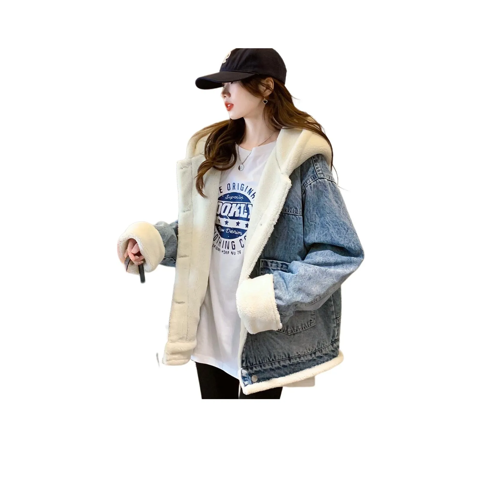 JEANSWEST Джинсовая куртка женская синяя