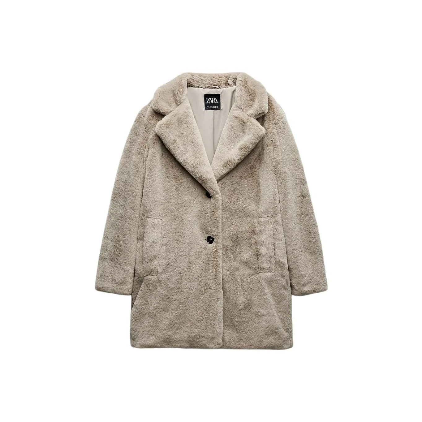 ZARA Серый Женский Пальто