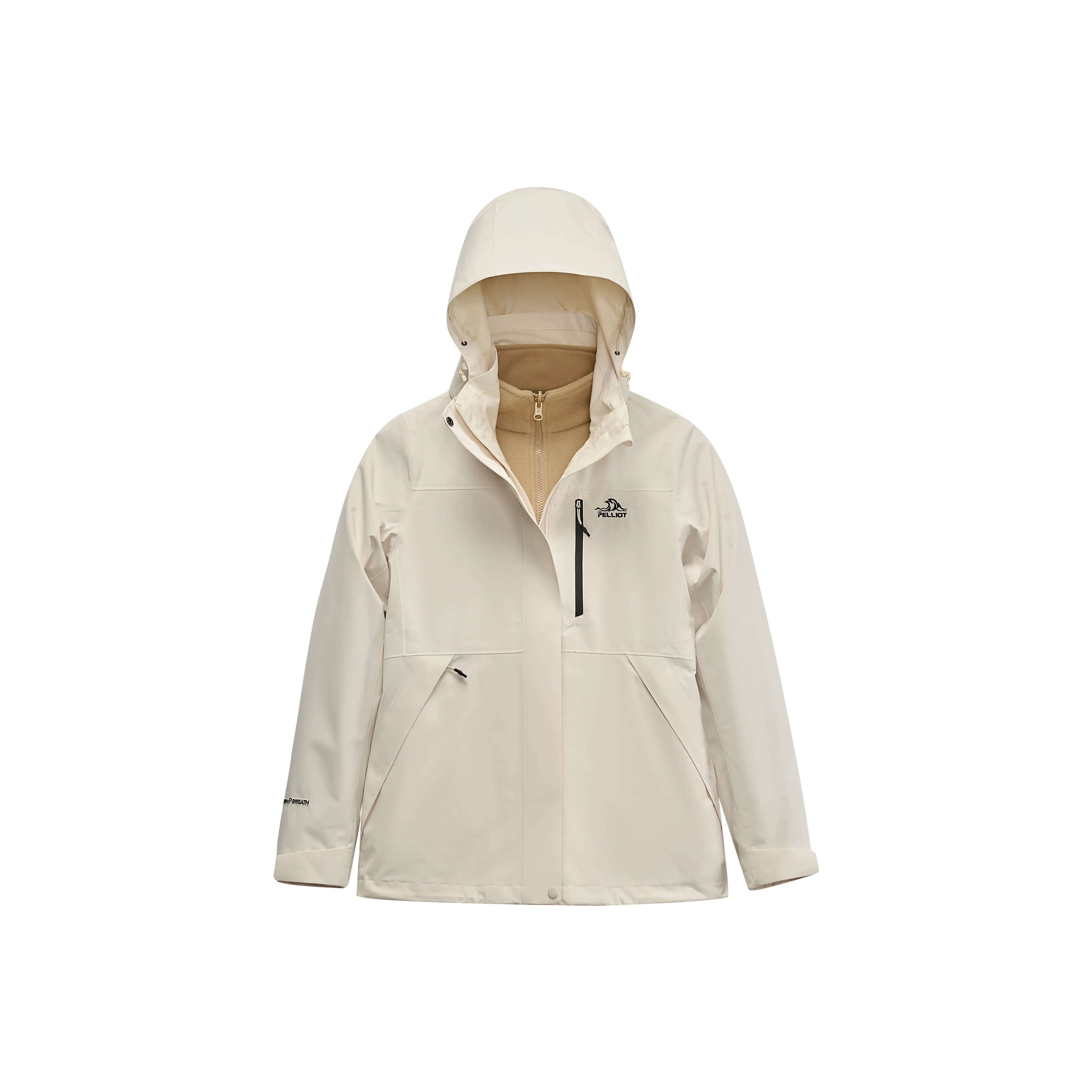 PELLIOT Waterproof, Windproof, Breathable, Abrasion Resistant, Thermal, Quick Dry Windbreaker Jacket Women's