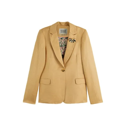 Scotch&Soda Светлый кофейный Женские офисные костюмы