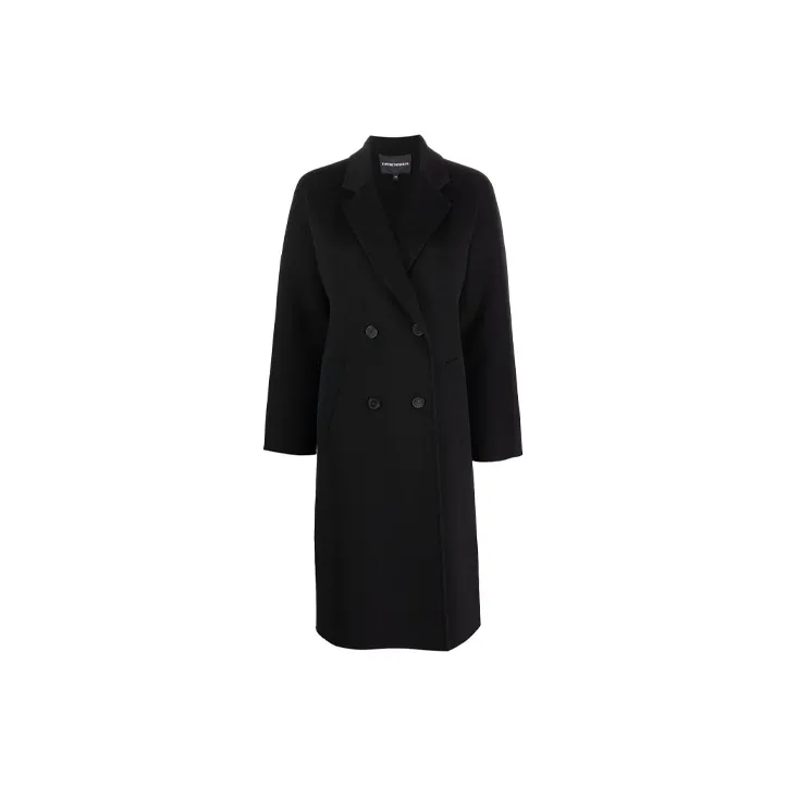 EMPORIO ARMANI Casentino Wool And Cashmere Double breasted Coat