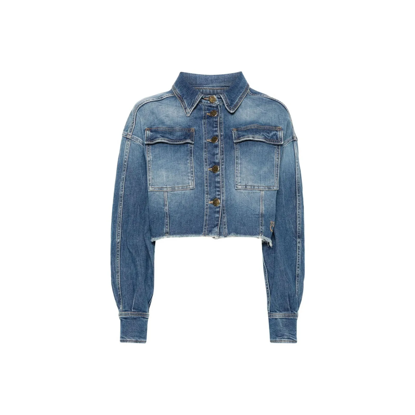 PINKO SS24 Denim Jacket Women's Blue