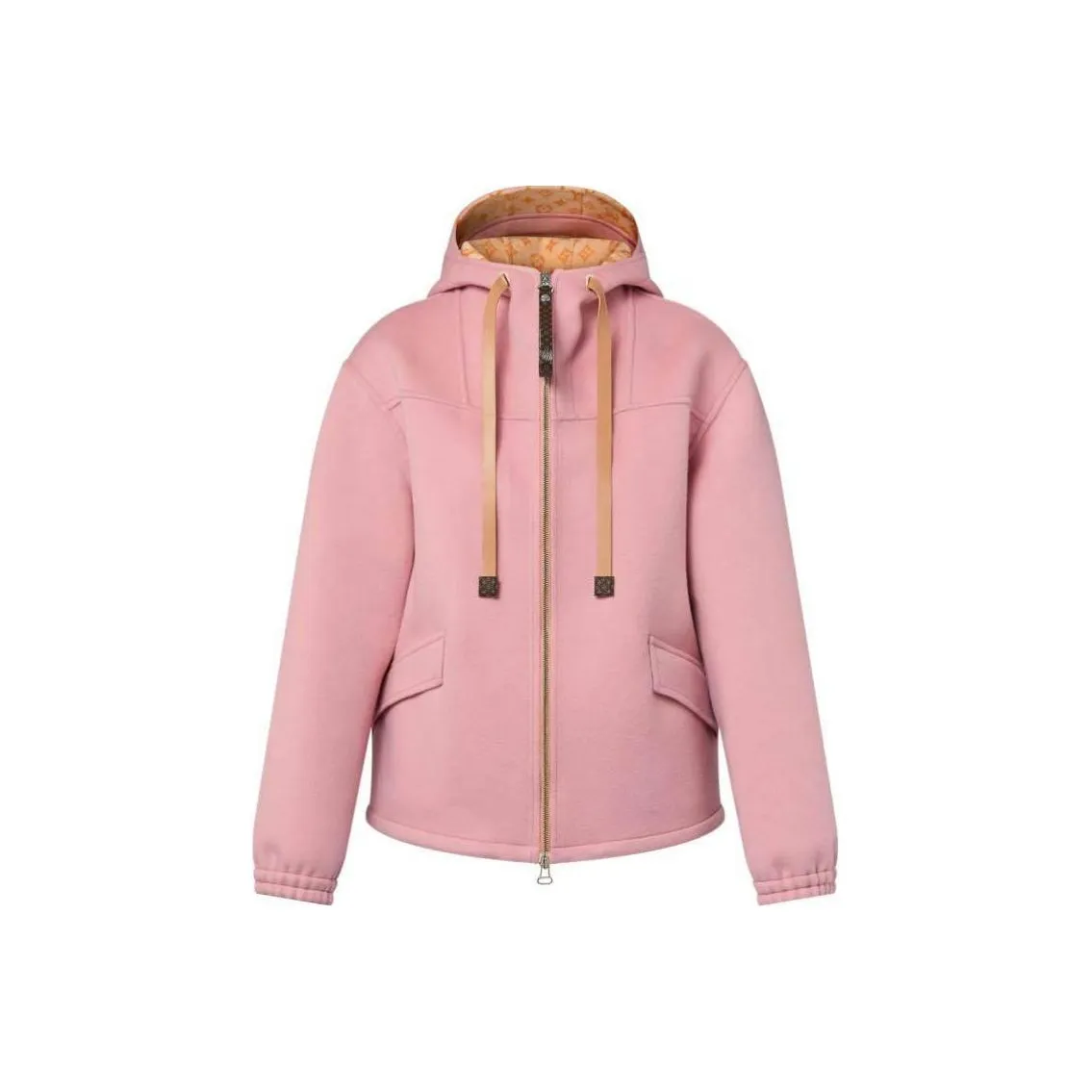 Lv Hooded Double Face Coat