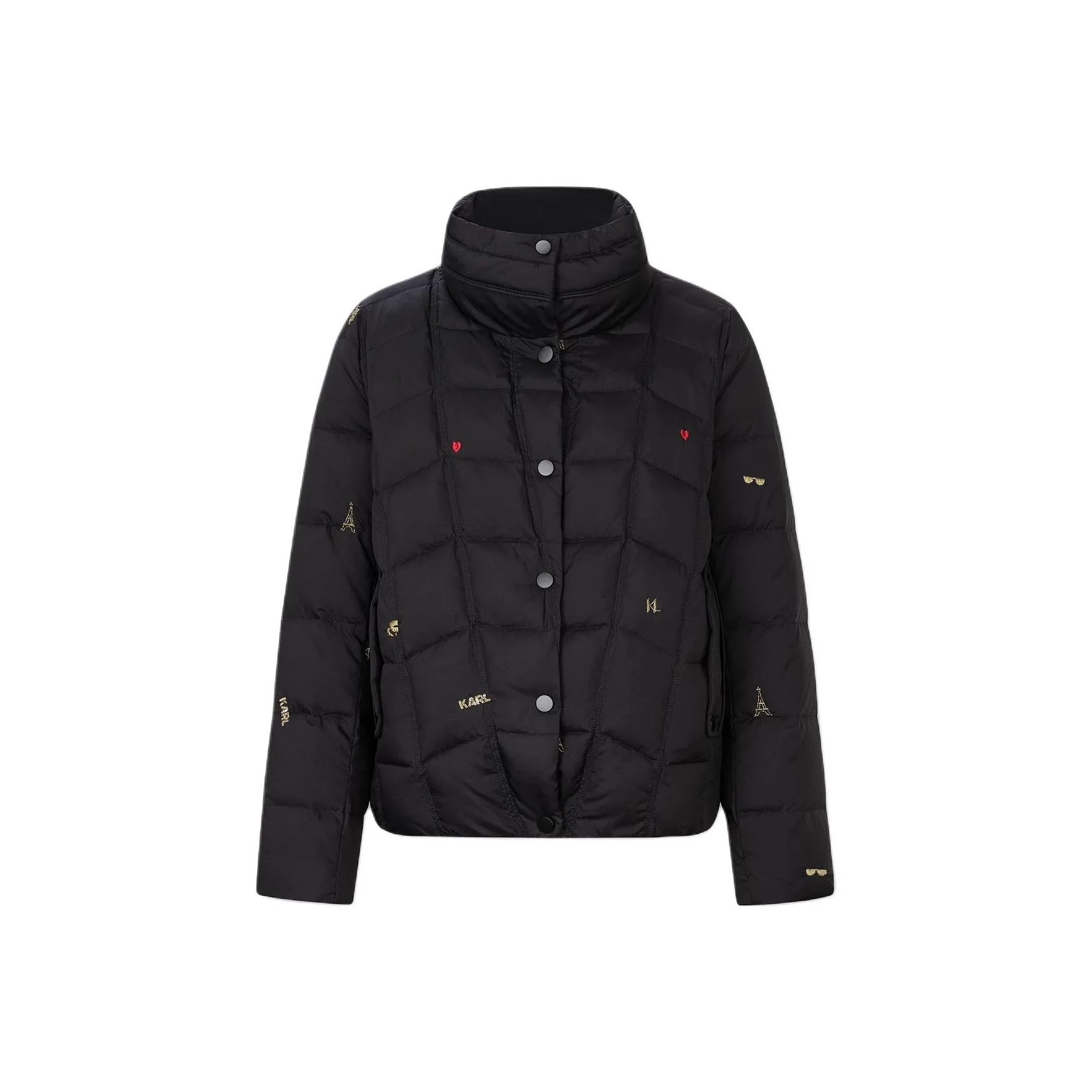 KARL LAGERFELD Пуховик Женские Черный