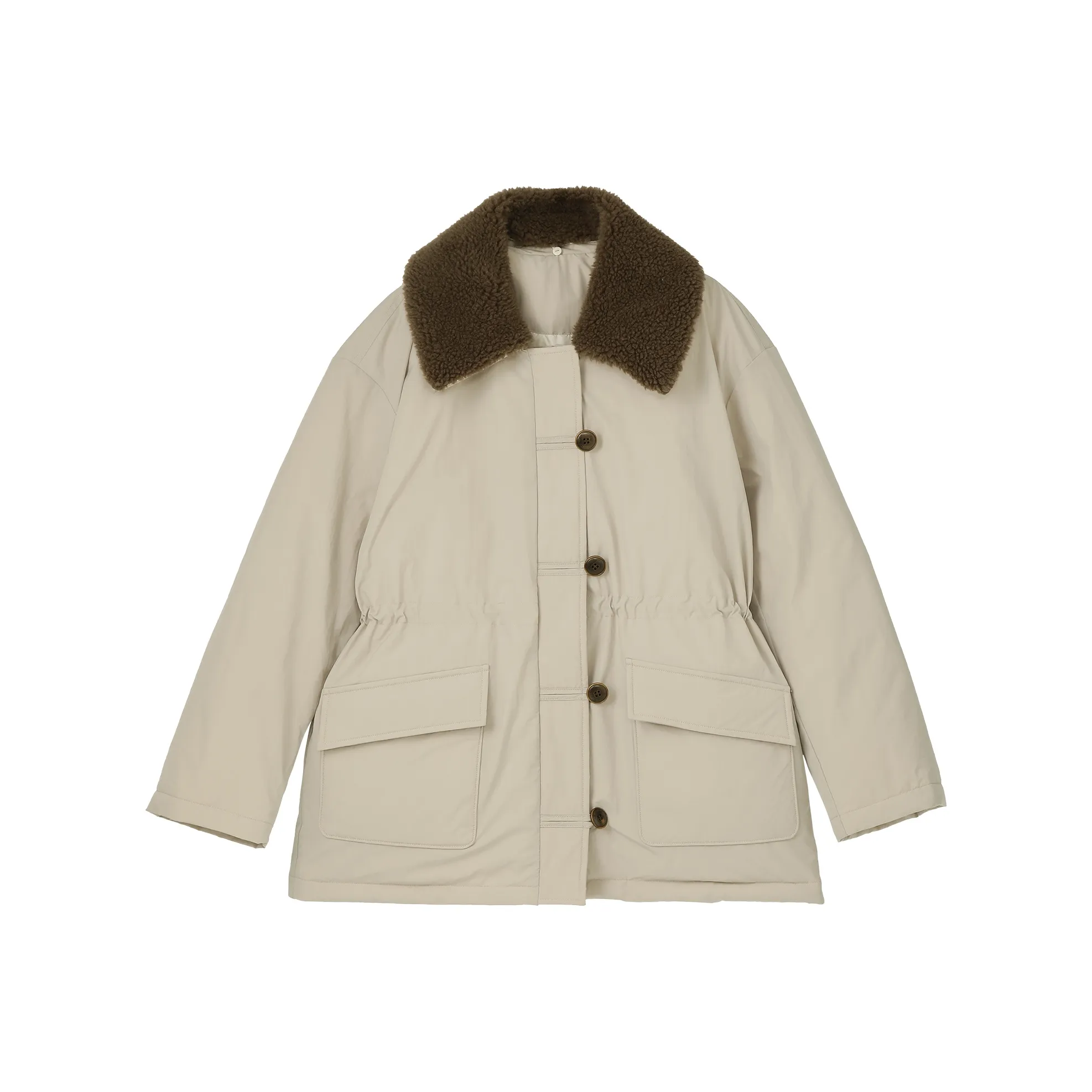 Fstudio Пуховик Женский Светлый Хаки