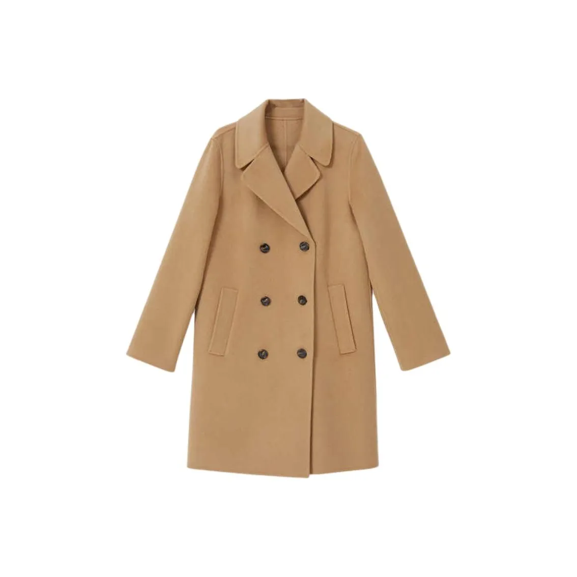Yiner Верблюжий Женское Пальто