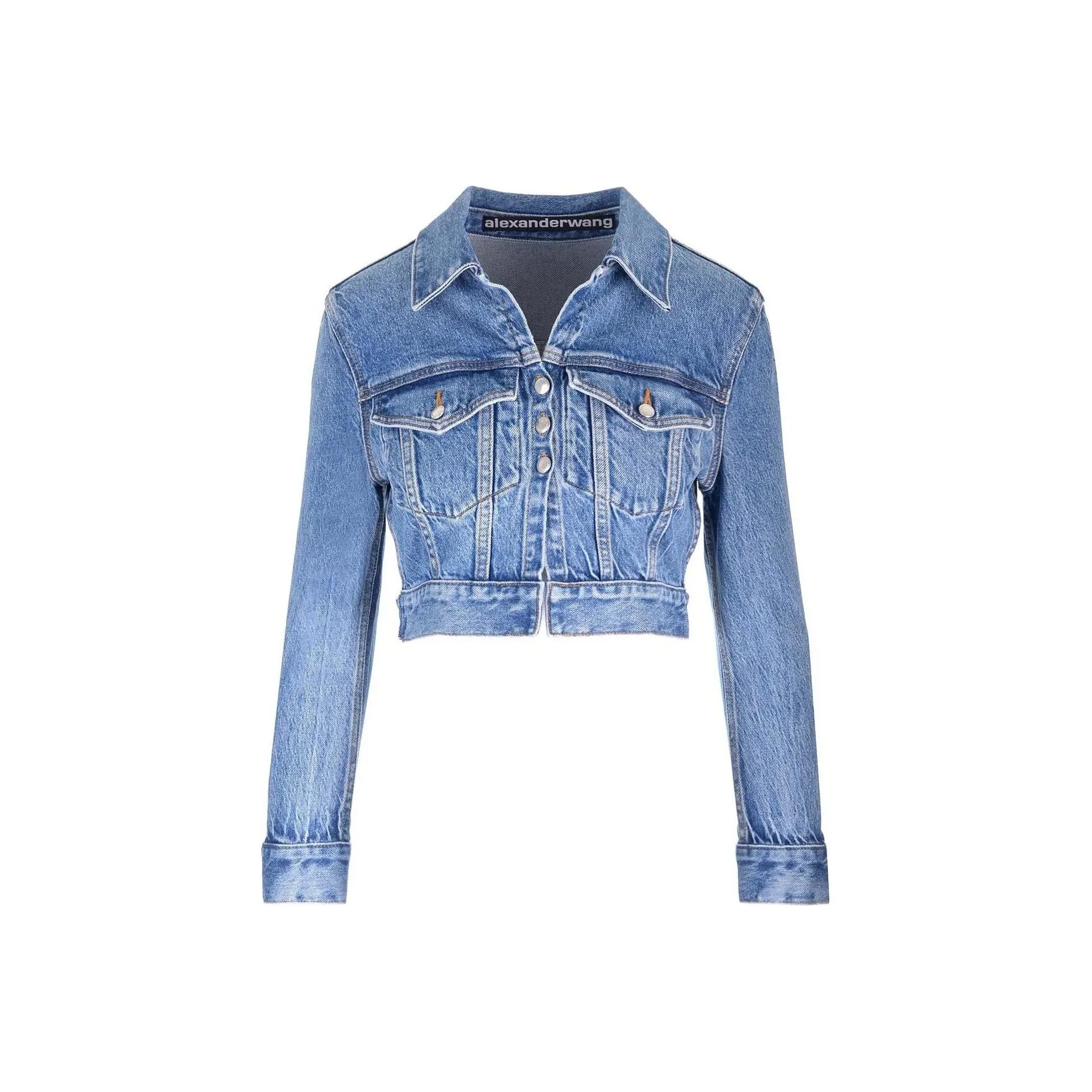 Alexander Wang Shrunken Denim Jacket