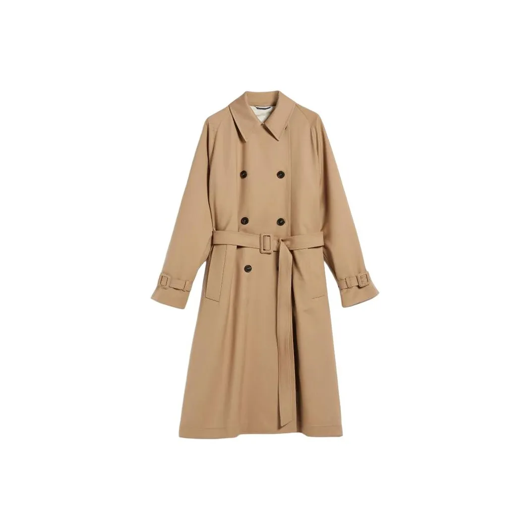 WEEKEND MaxMara Wool Plain Trench Coats Coat Women's Camel
