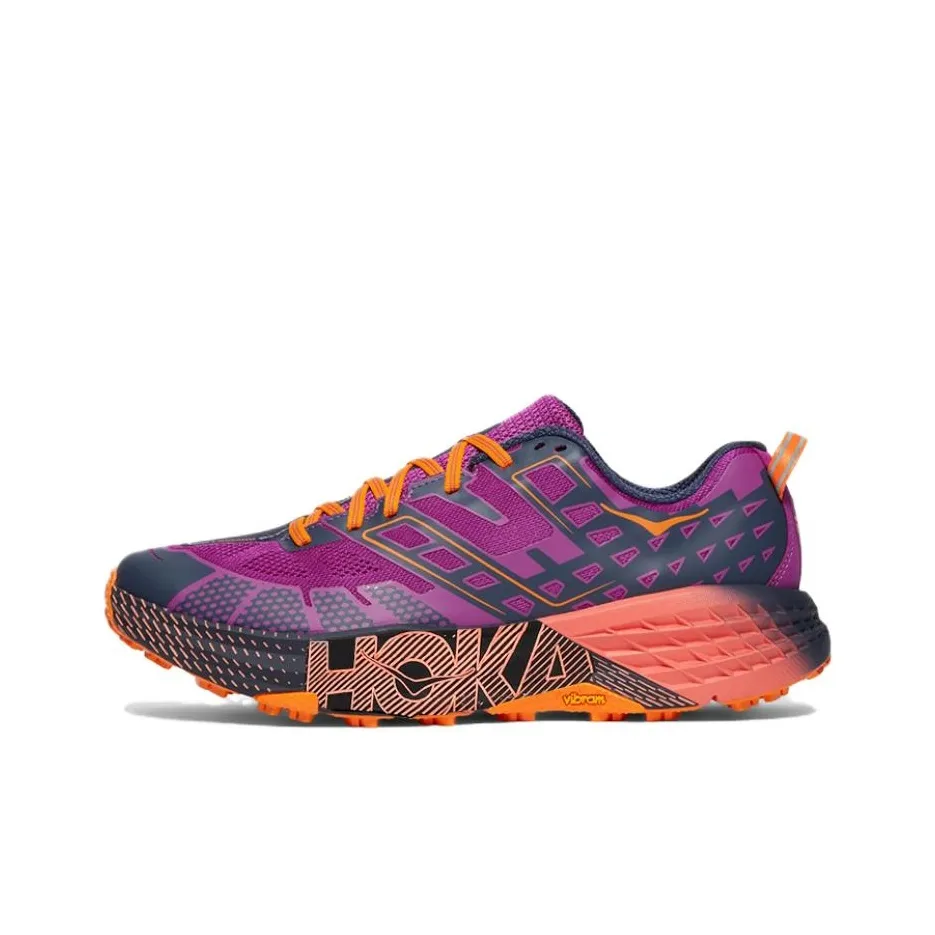 HOKA ONE ONE SPEEDGOAT 2 Running Shoes Unisex Low Top Purple