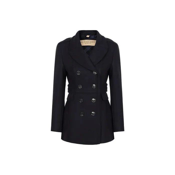 Burberry Coat Women's Blue Black