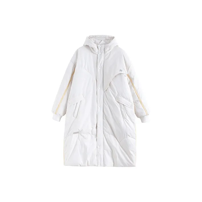 FPMZ Хлопковый пуховик унисекс сливочного цвета