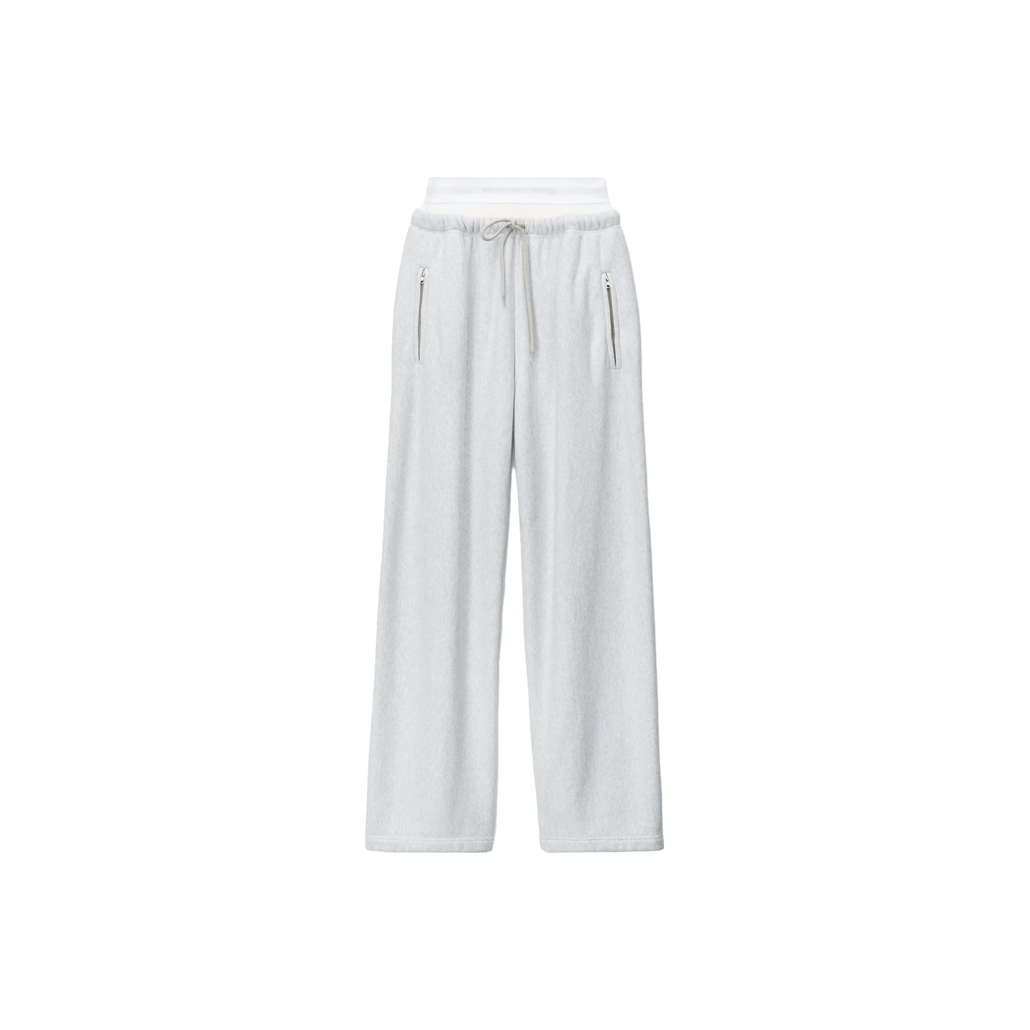 Alexander Wang Layered Wide Leg Sweatpants