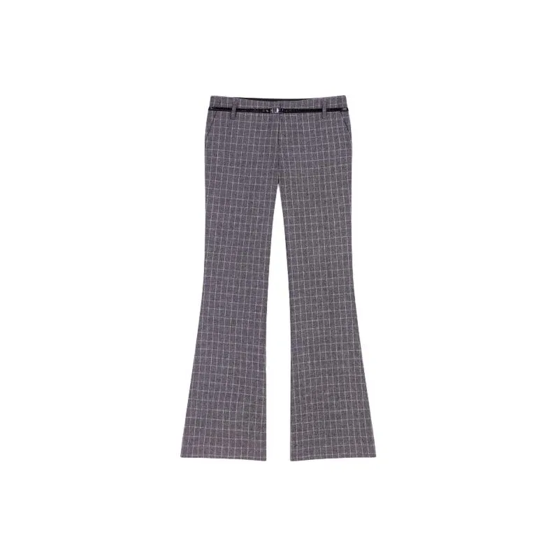 Maje Серые Женские Повседневные Брюки