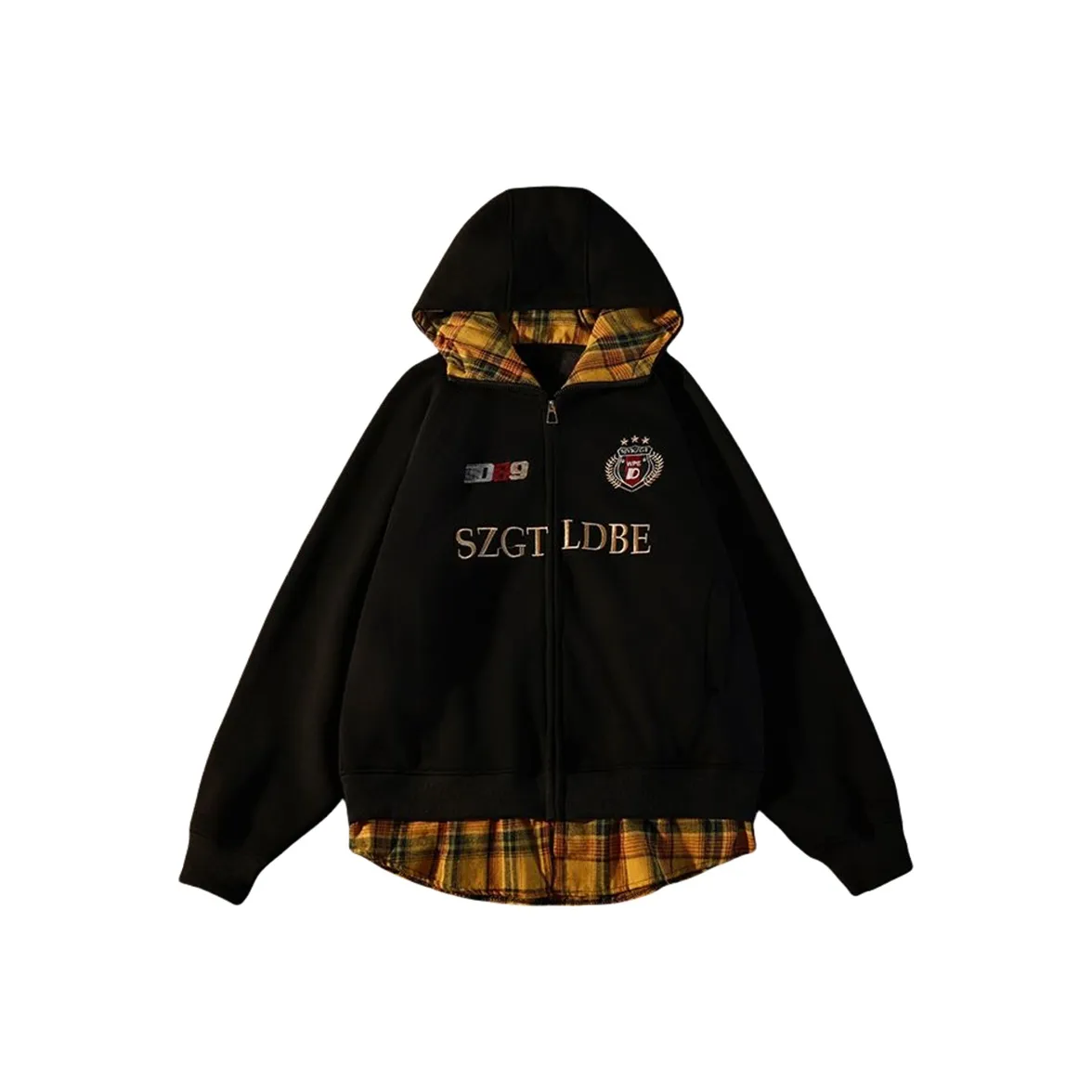 PAZZO Модный Дизайн Fake 2 шт Толстовка Унисекс